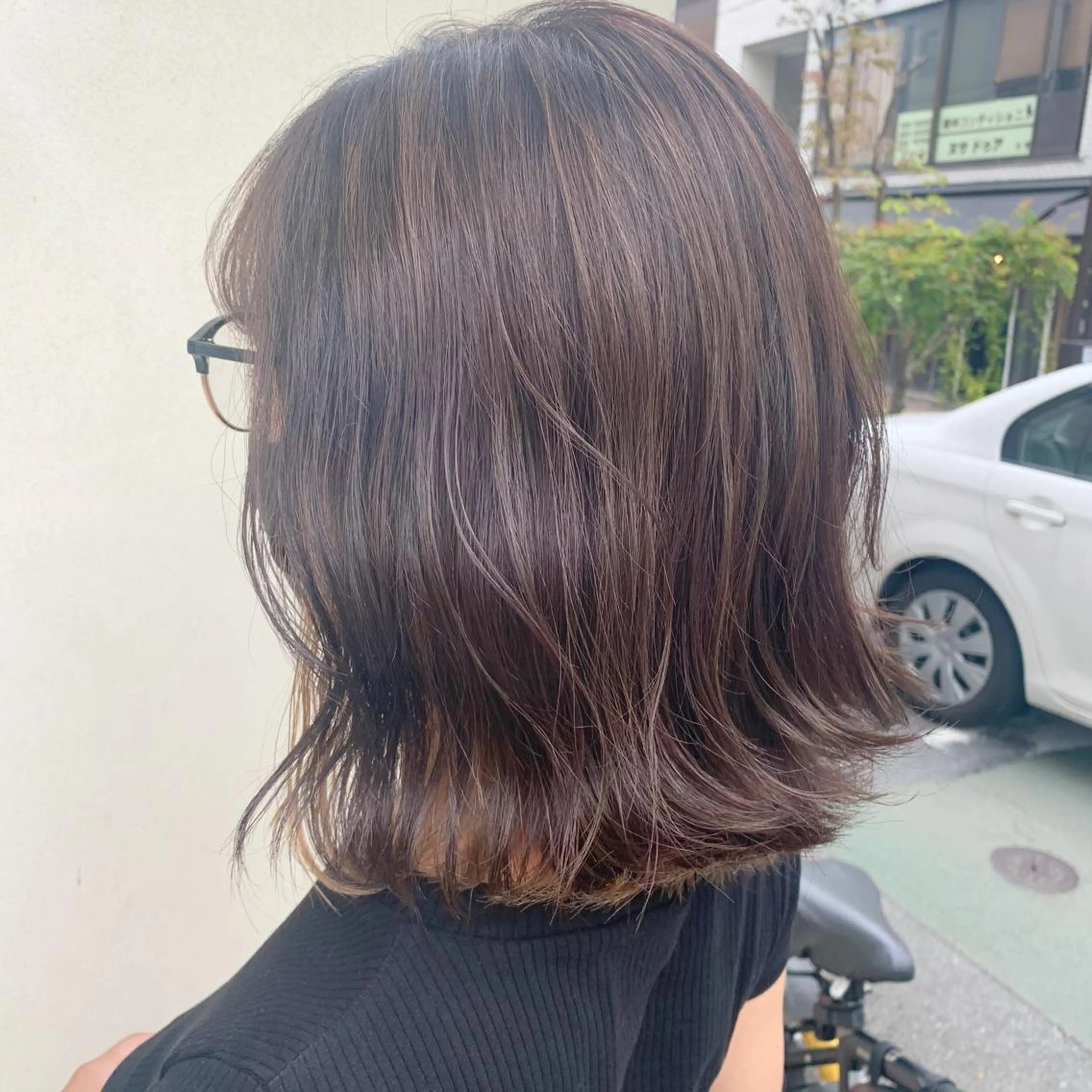 ミディアム ボブ/美髪矯正 /佐藤　奈巳のヘアスタイル