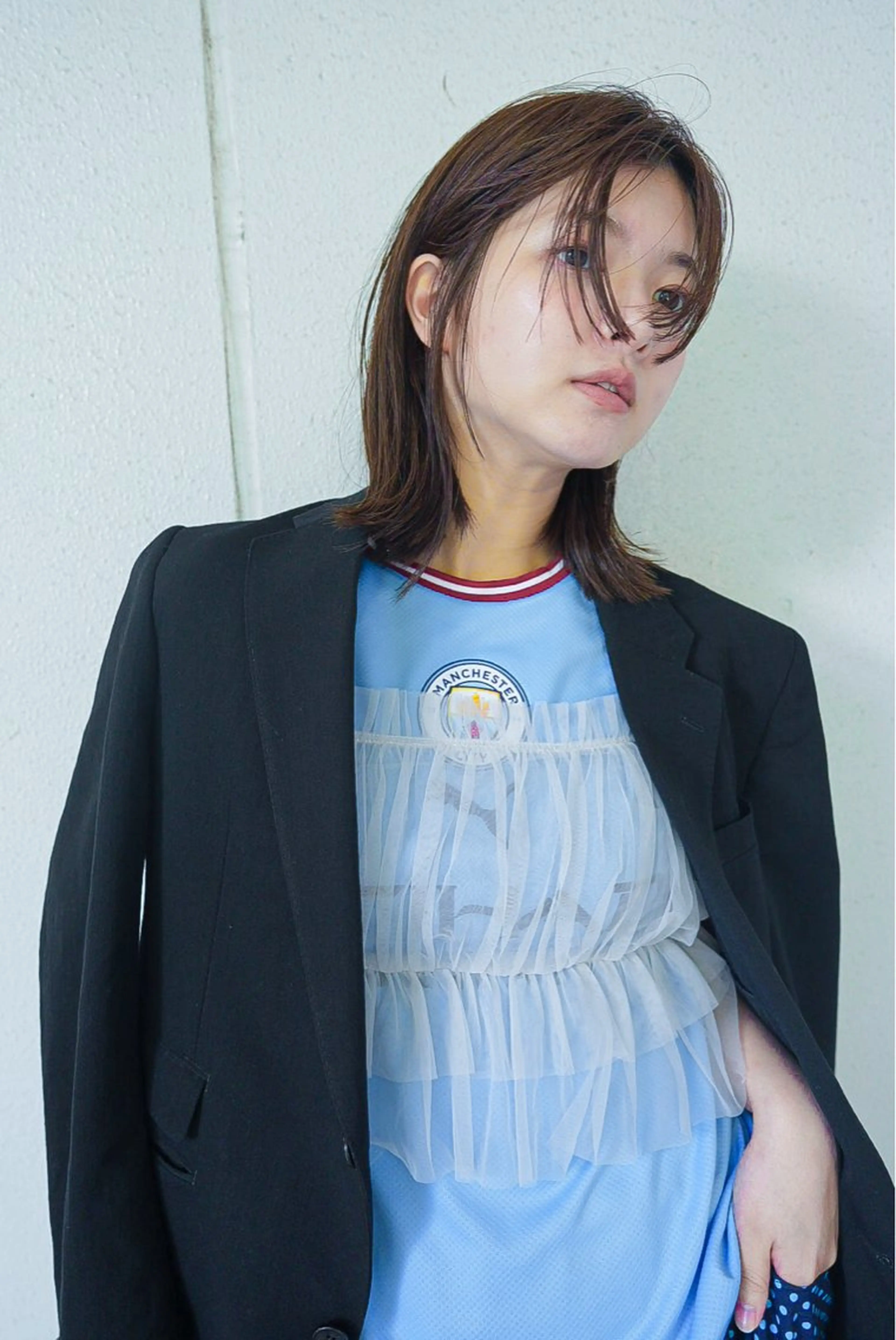 ミディアム triccabalconyhayama所属・shimoozaki Kazuyaのヘアスタイル