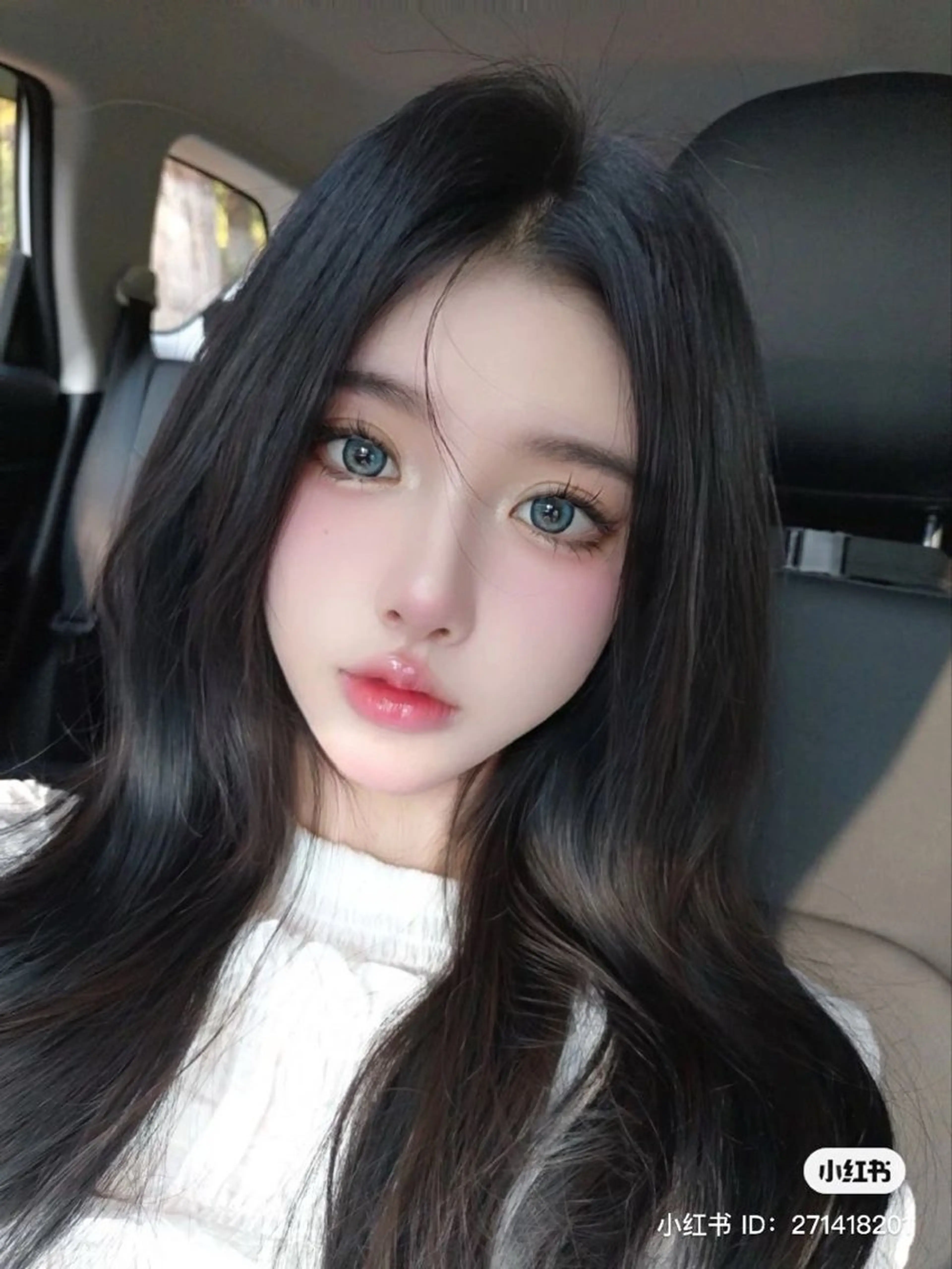 ロング カラー ヘアカラー トリートメント 韓国風暗髪ヘア🤍 🫧MIREIのヘアスタイル