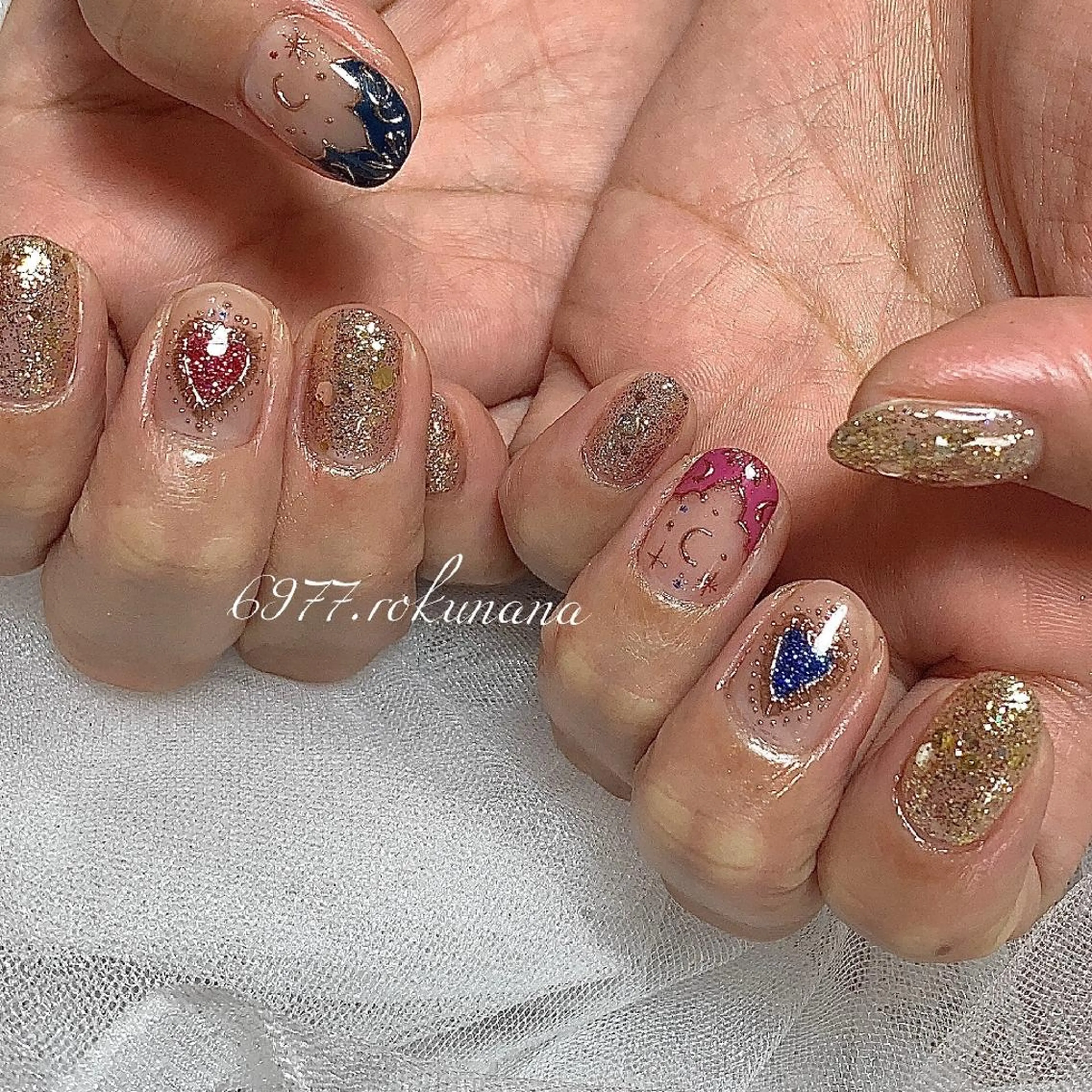 ネイル rokunana 佐野のネイルデザイン