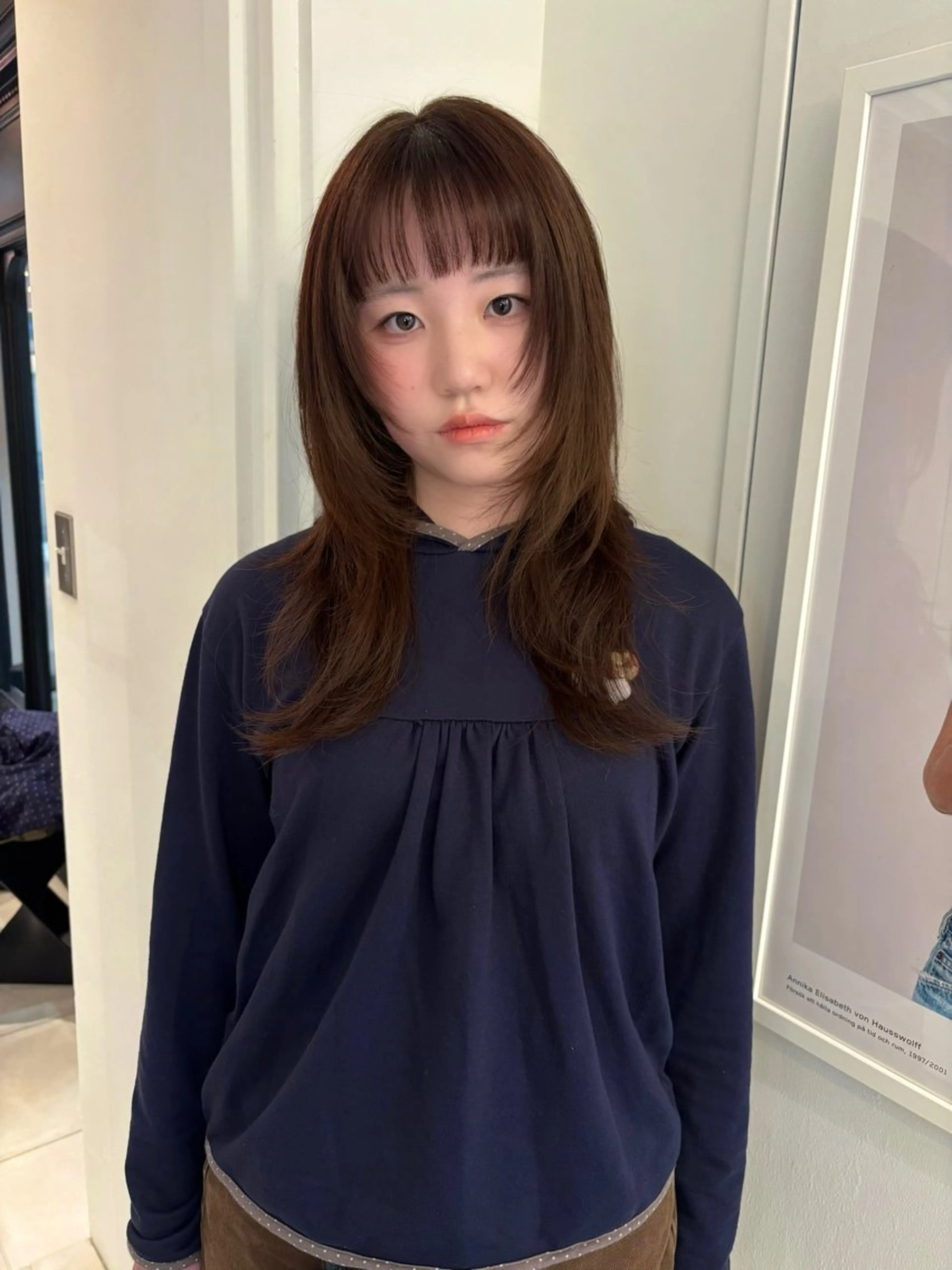 セミロング カラー カット ヘアカラー riria/ボブ /ブラウンカラー🎀のヘアスタイル