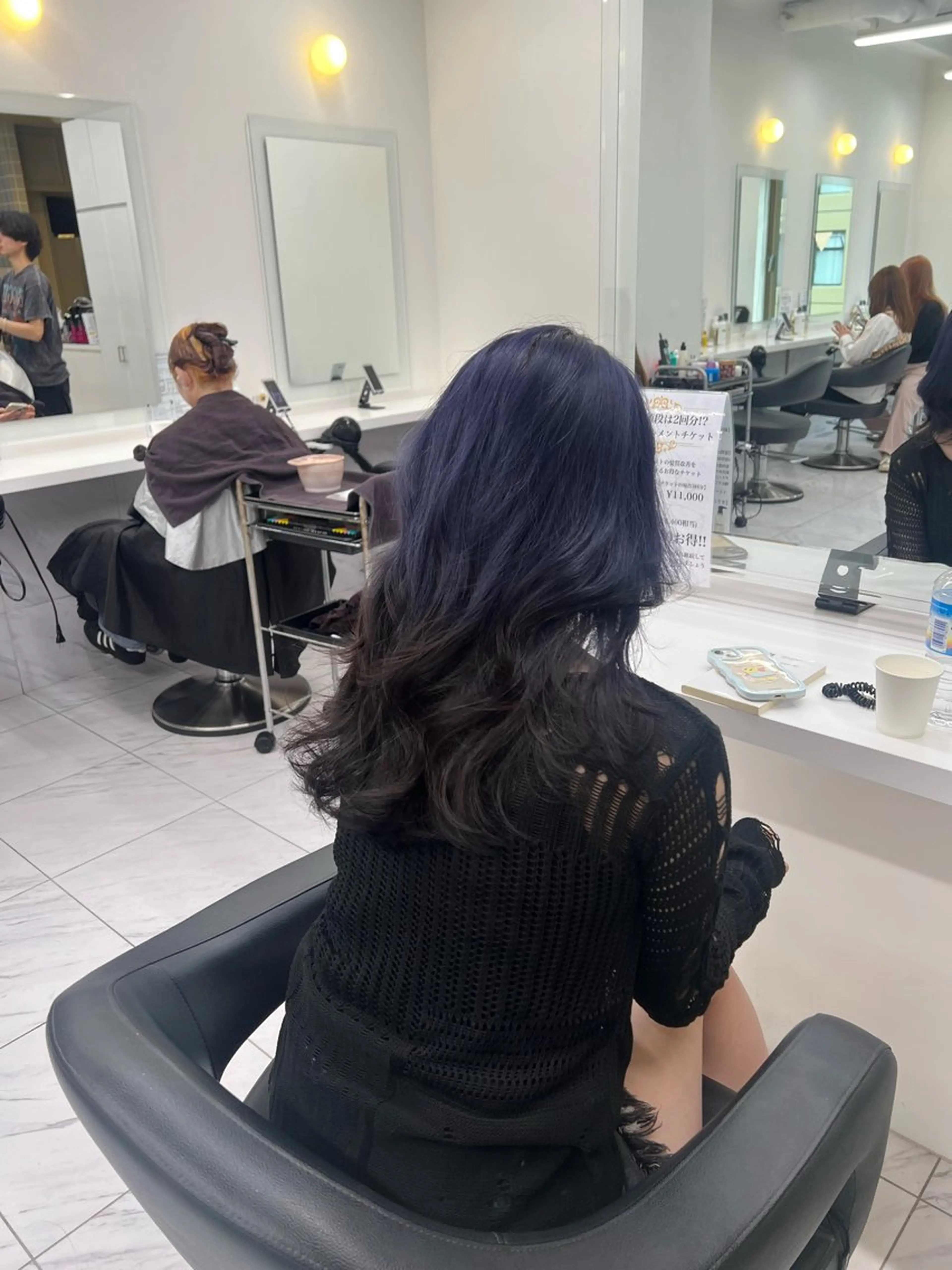 セミロング カラー ヘアカラー トリートメント 韓国レイヤーカット /REIのヘアスタイル