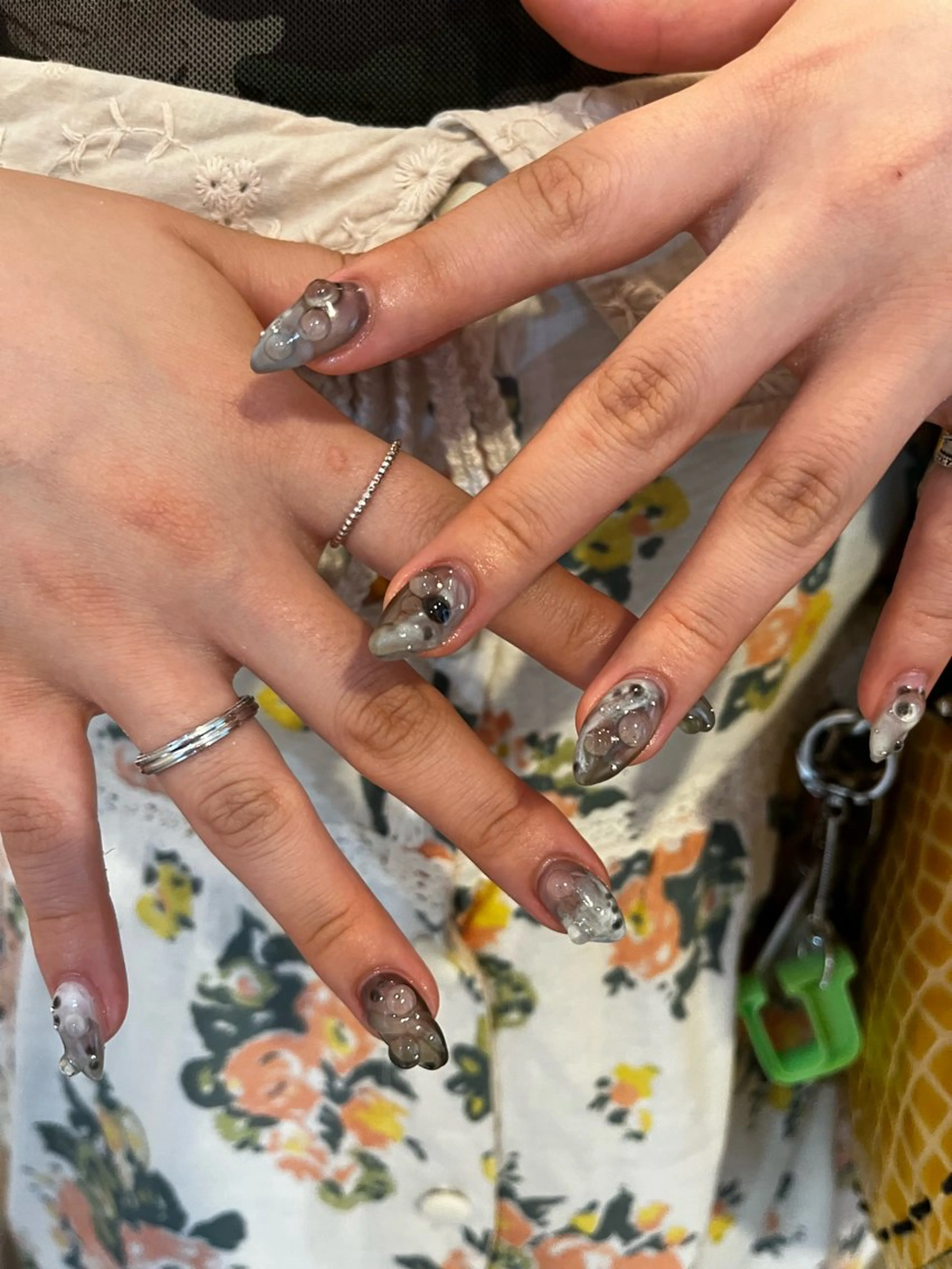 ネイル 文 /個性派ネイルのネイルデザイン