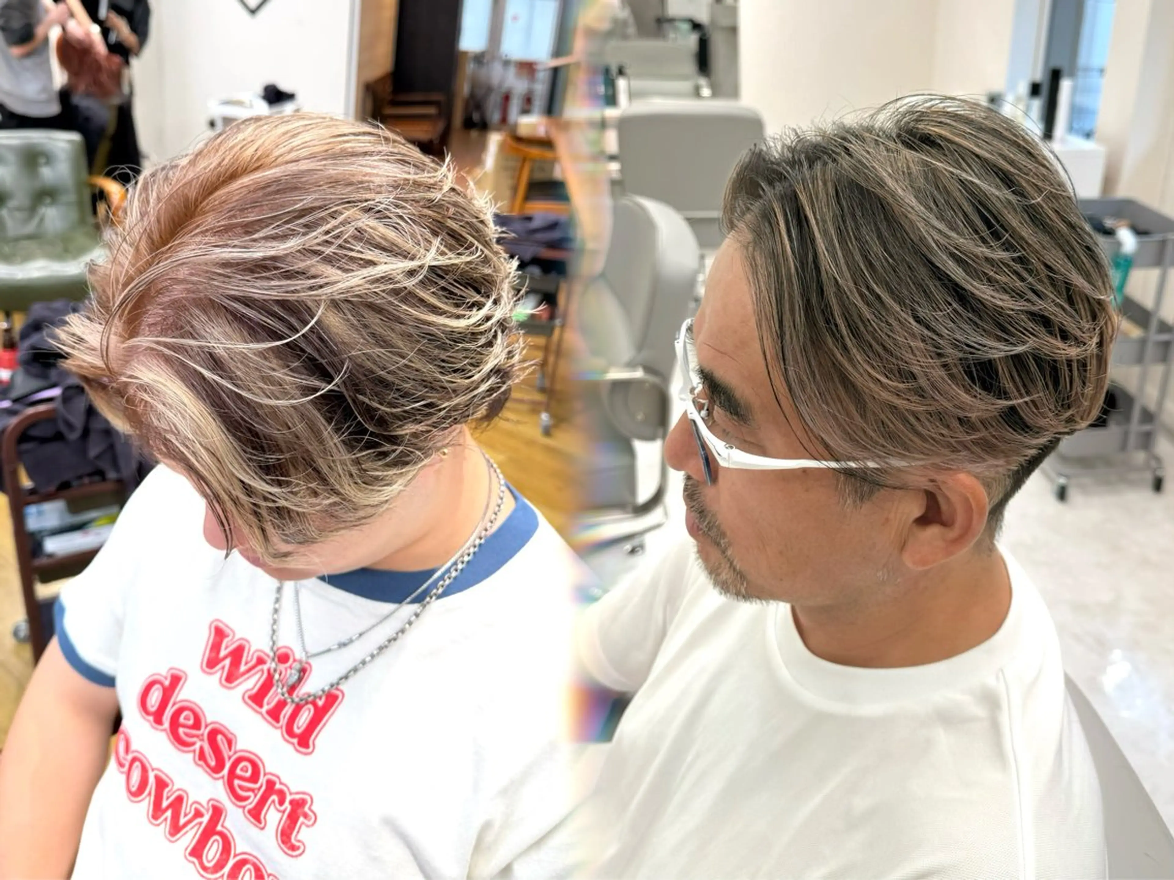 メンズ カット ヘアカラー ヘアセット 【バレイヤージュ】 🔥メンズRYUTAのヘアスタイル