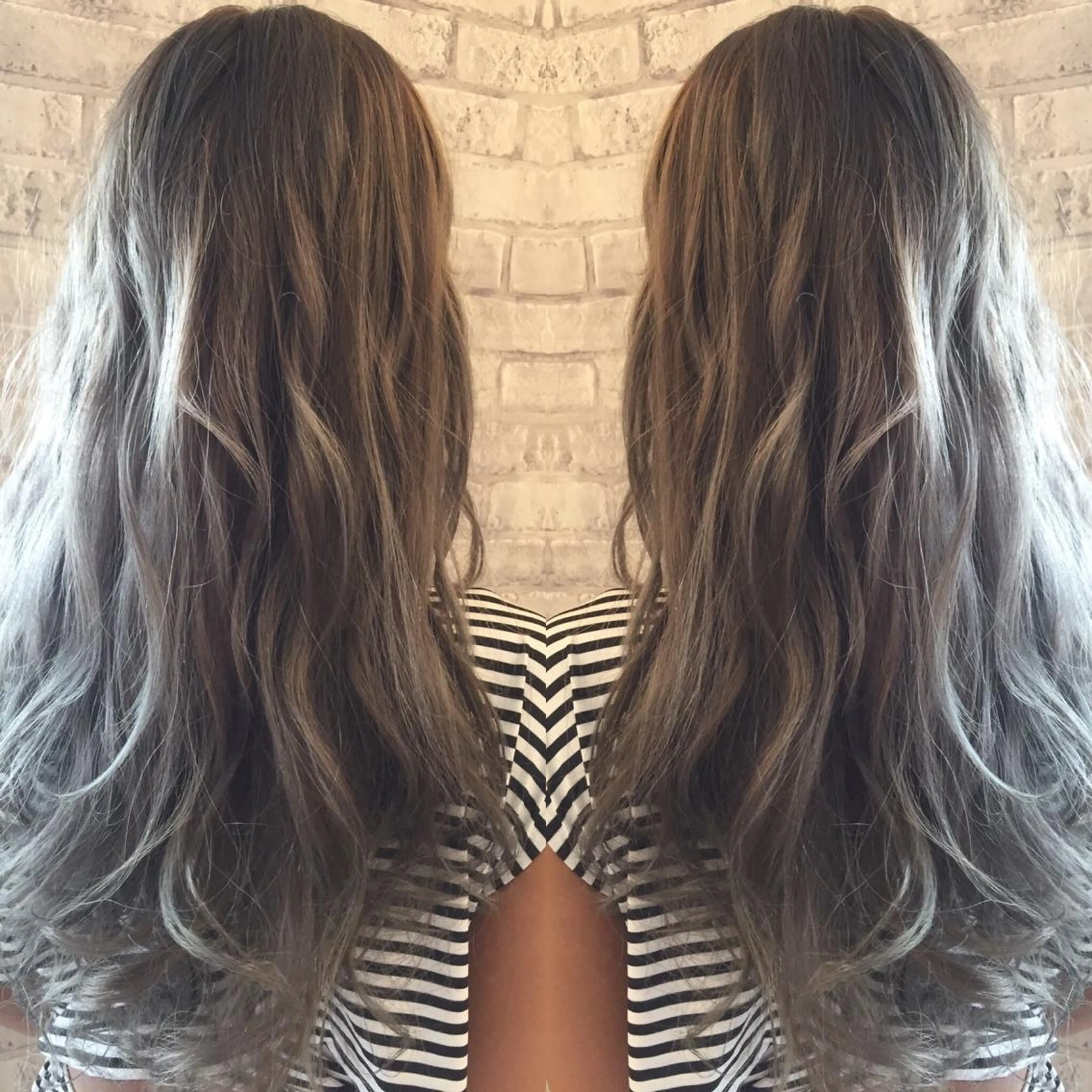 ロング カラー EARTH 越谷店のヘアスタイル