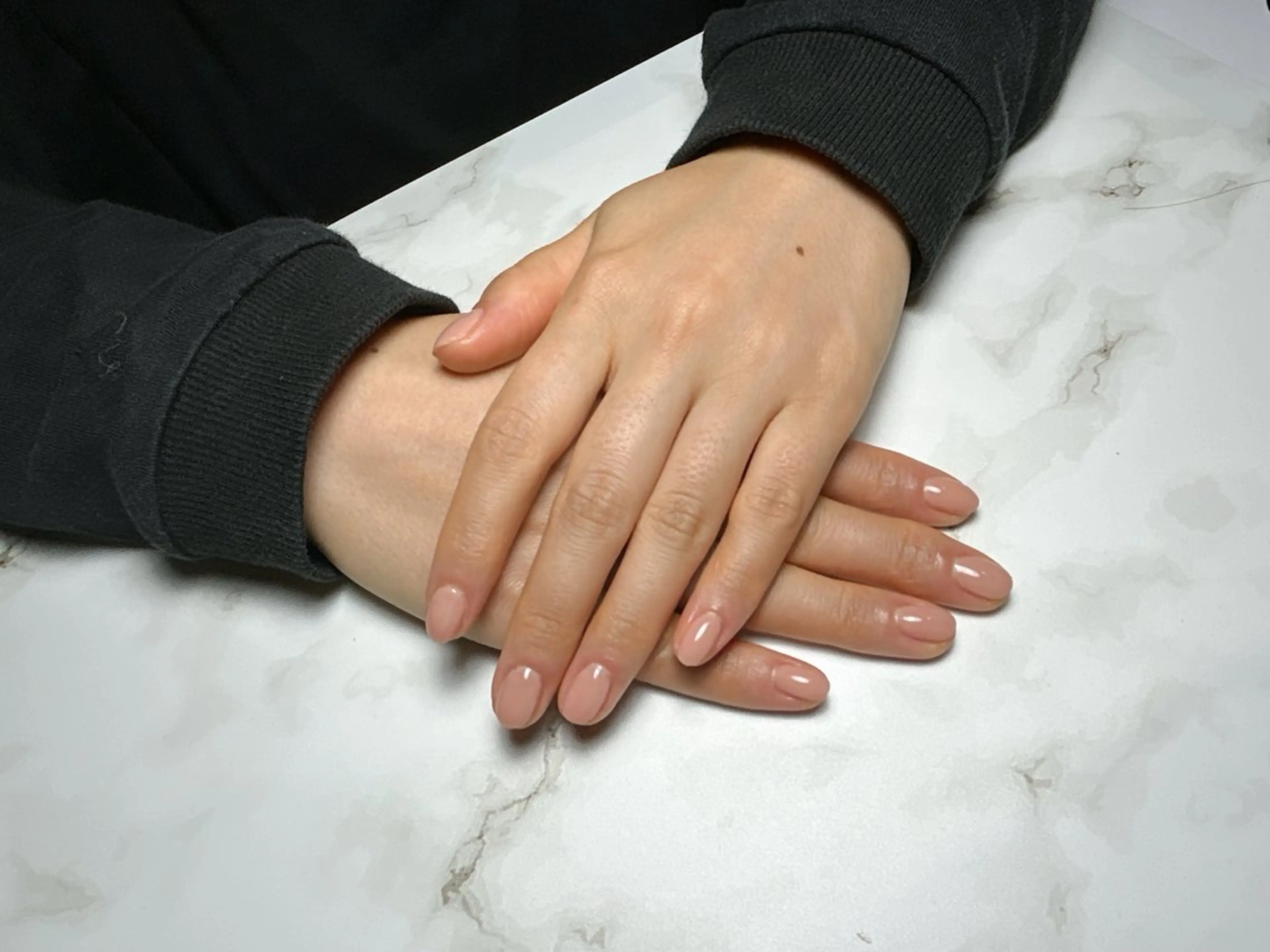 ネイル オフィスネイル ワンカラーネイル ピンク ピンクベージュ 木村 弘美のネイルデザイン