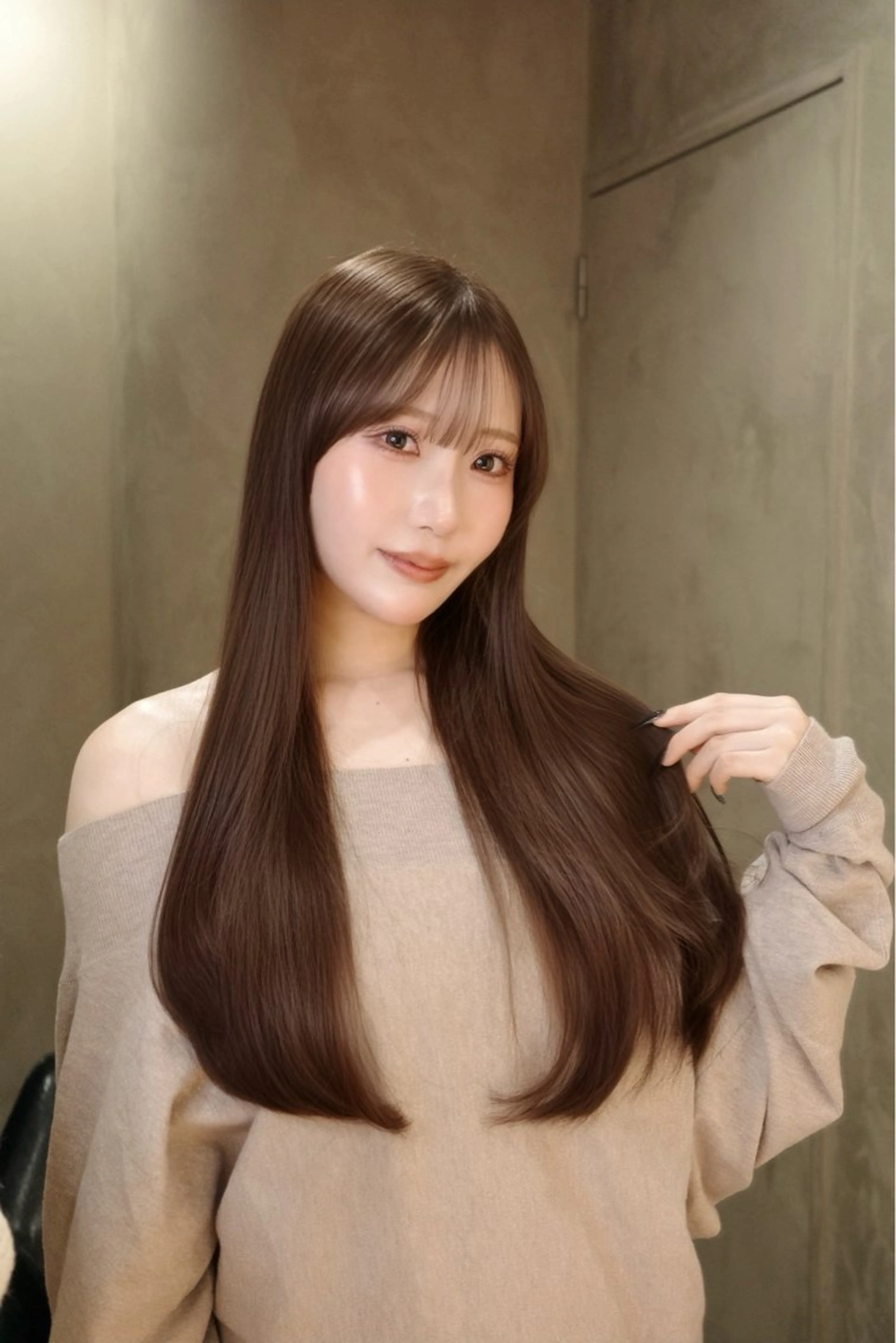 ロング 髪質改善 レイヤーカット 似合わせカット 髪質改善｜酒井 ｜青山のヘアスタイル