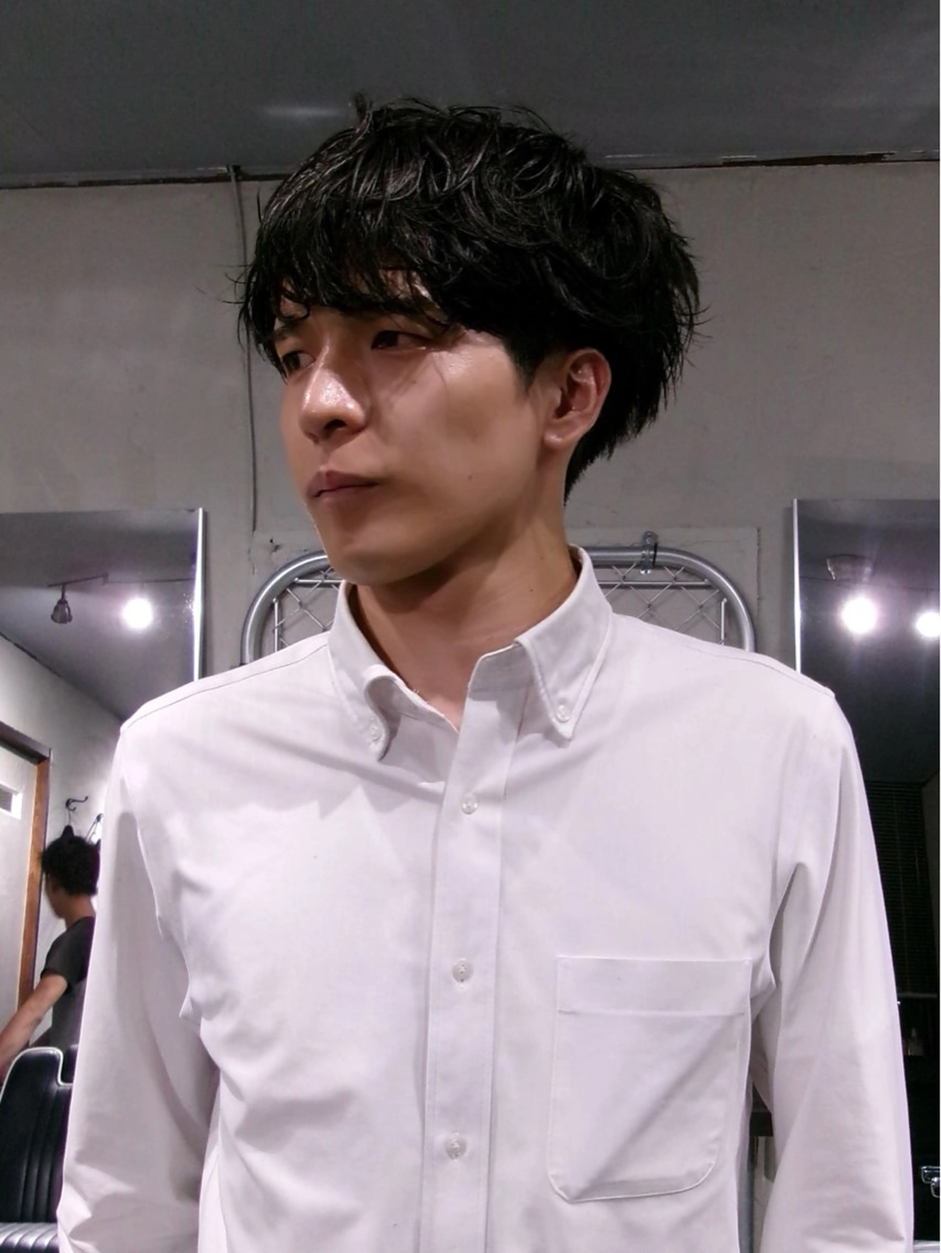 ショート garage.所属・吉田 慎冴/メンズパーマのヘアスタイル