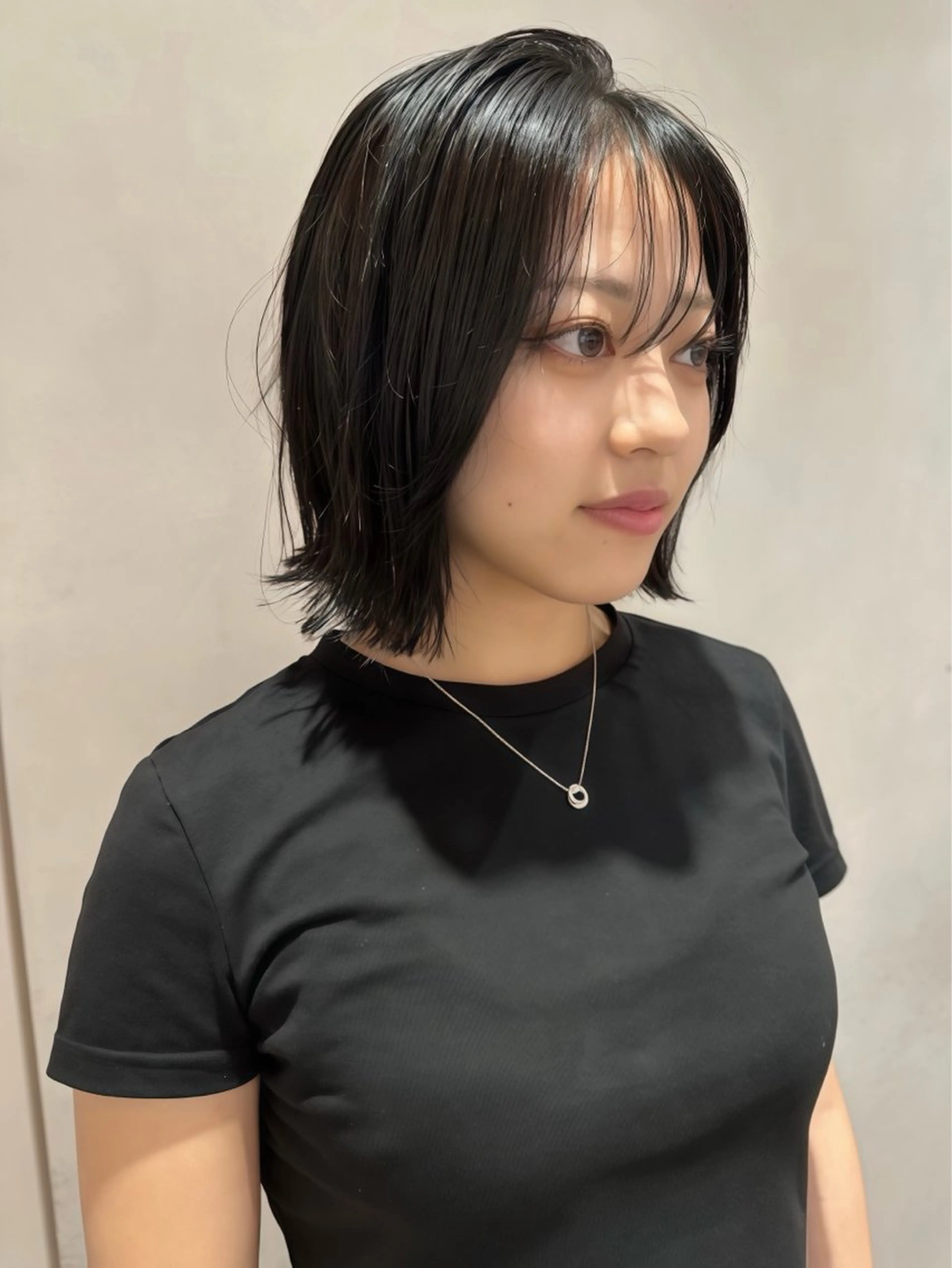 ミディアム カット トリートメント 彼ウケ抜群🎀垢抜け 艶暗髪🪞一輝のヘアスタイル