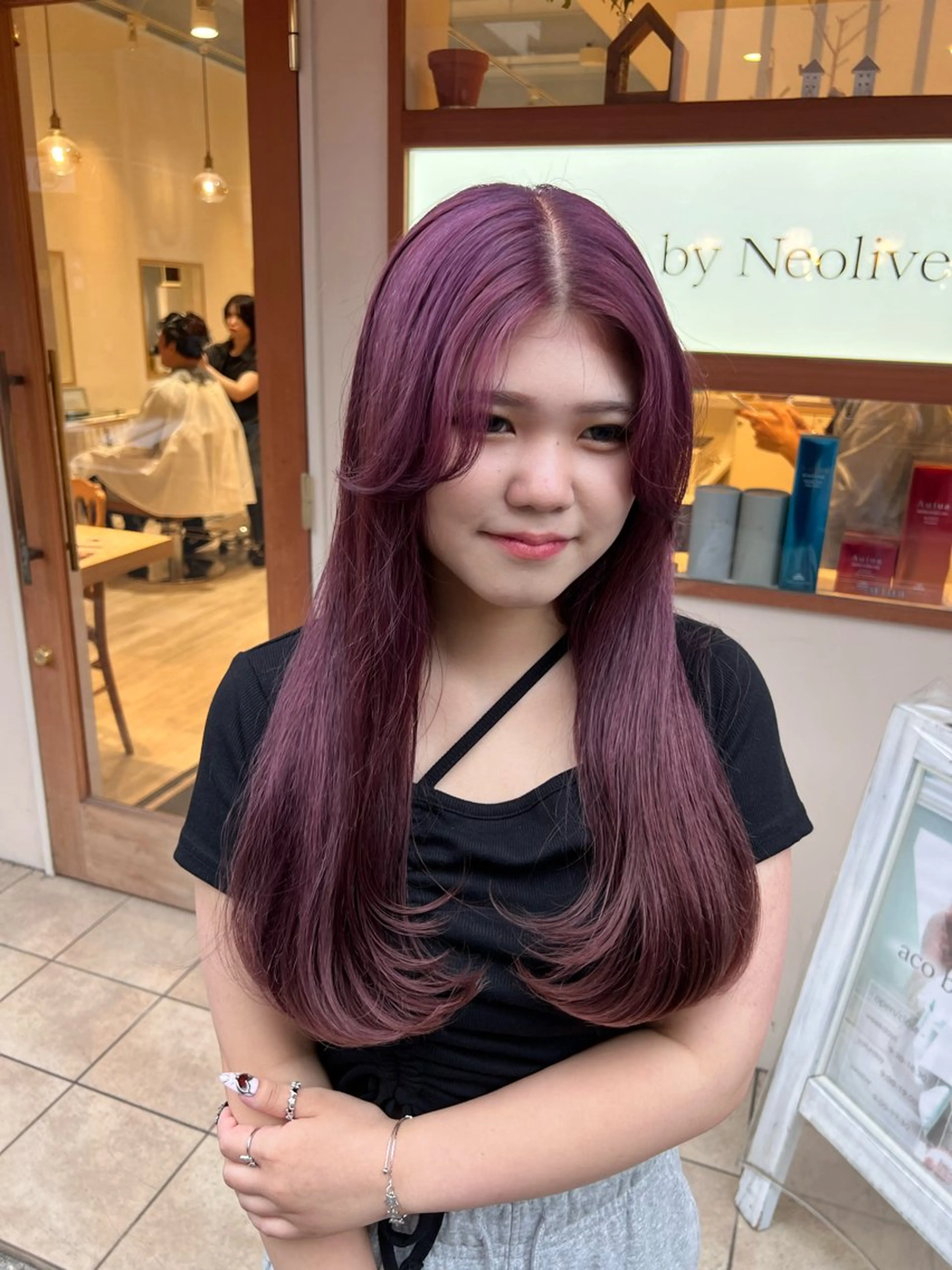ロング ヘアカラー 🦋 Saki🦋のヘアスタイル