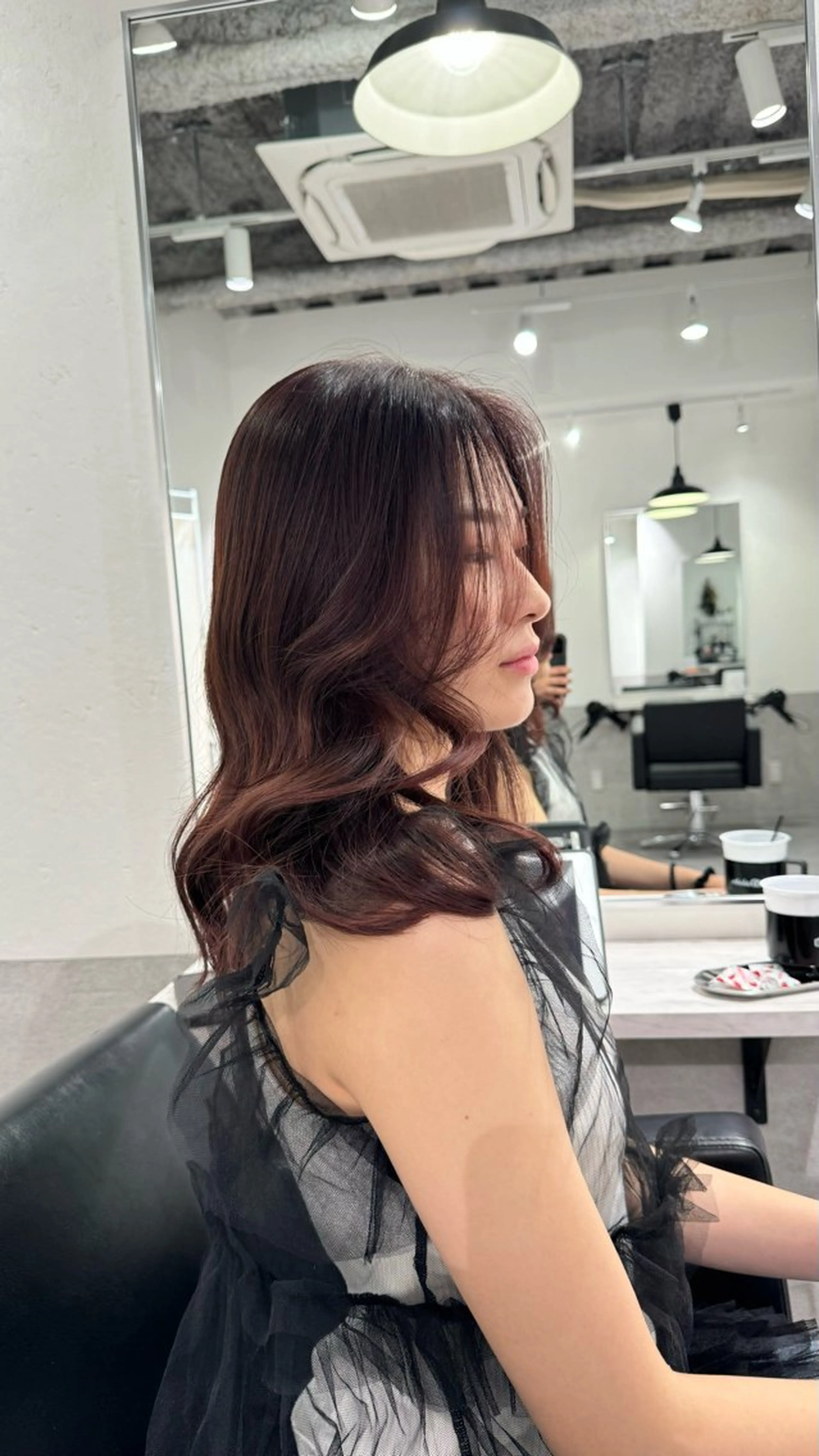 セミロング ピンクブラウン CIERA.南船場所属・yuna🧡/心斎橋 ハイトーン/ブリーチのヘアスタイル