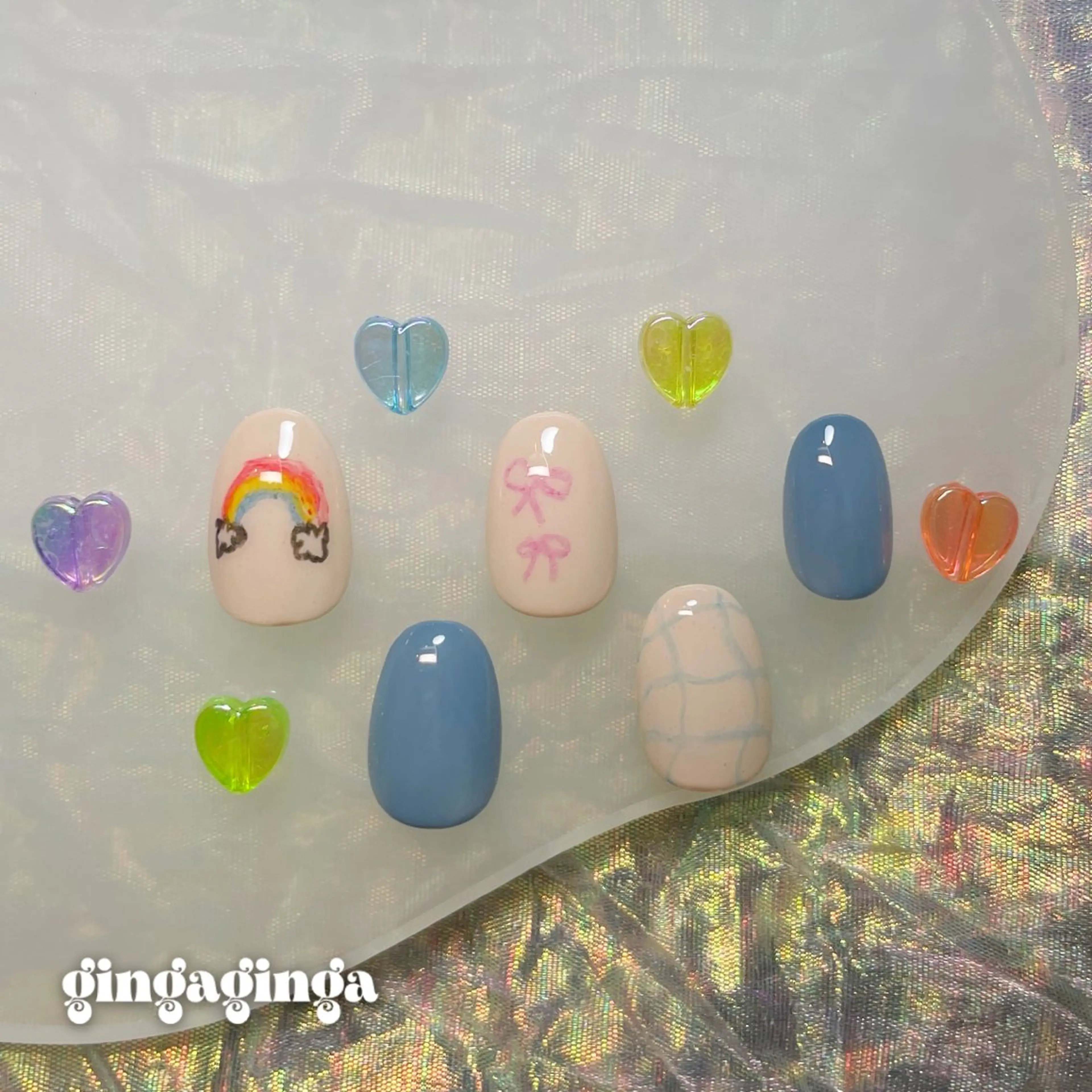 ショート ハンドネイル watanabe miyuuのネイルデザイン