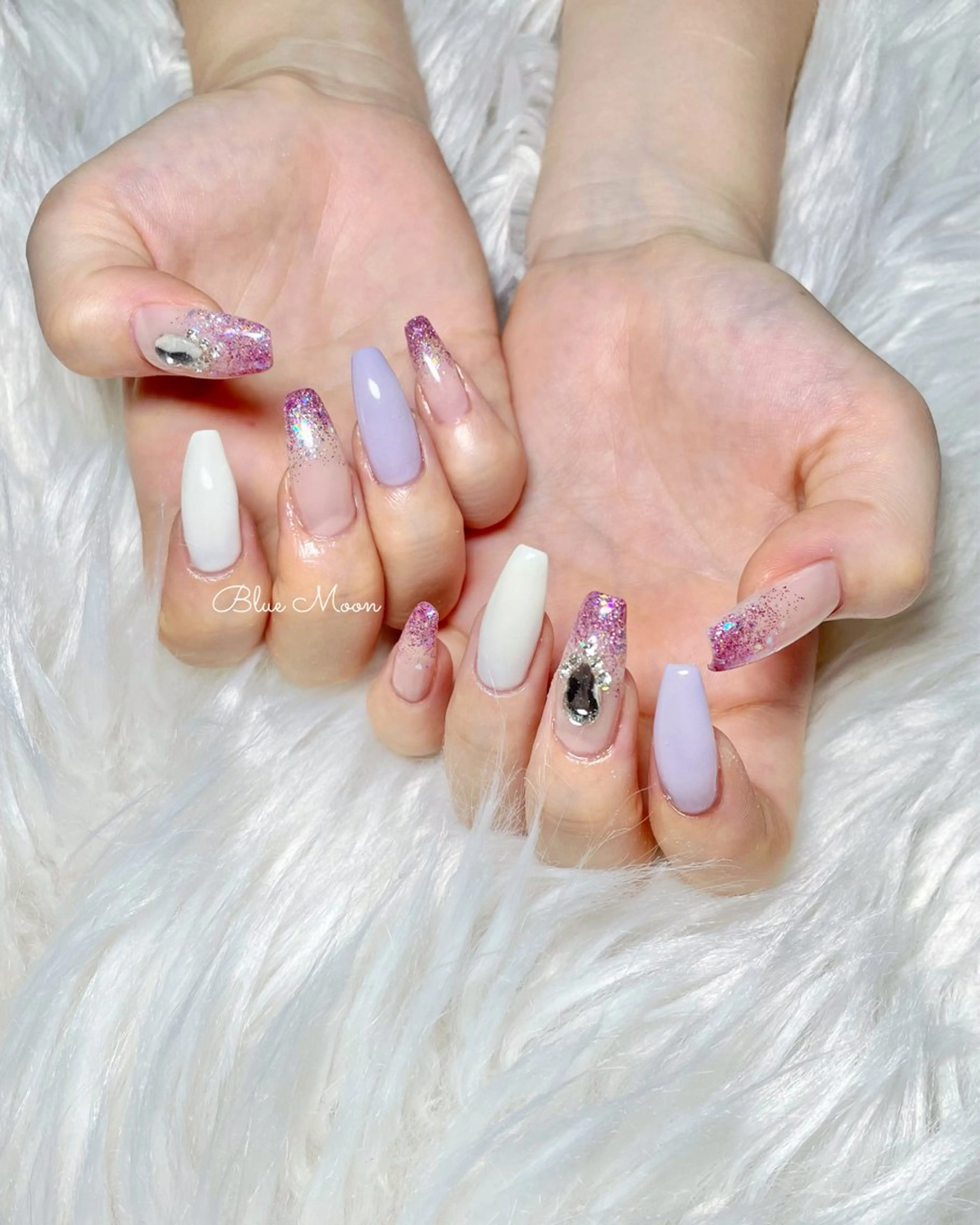 ネイル ハンドネイル フットネイル nail salon Blue Moonのネイルデザイン