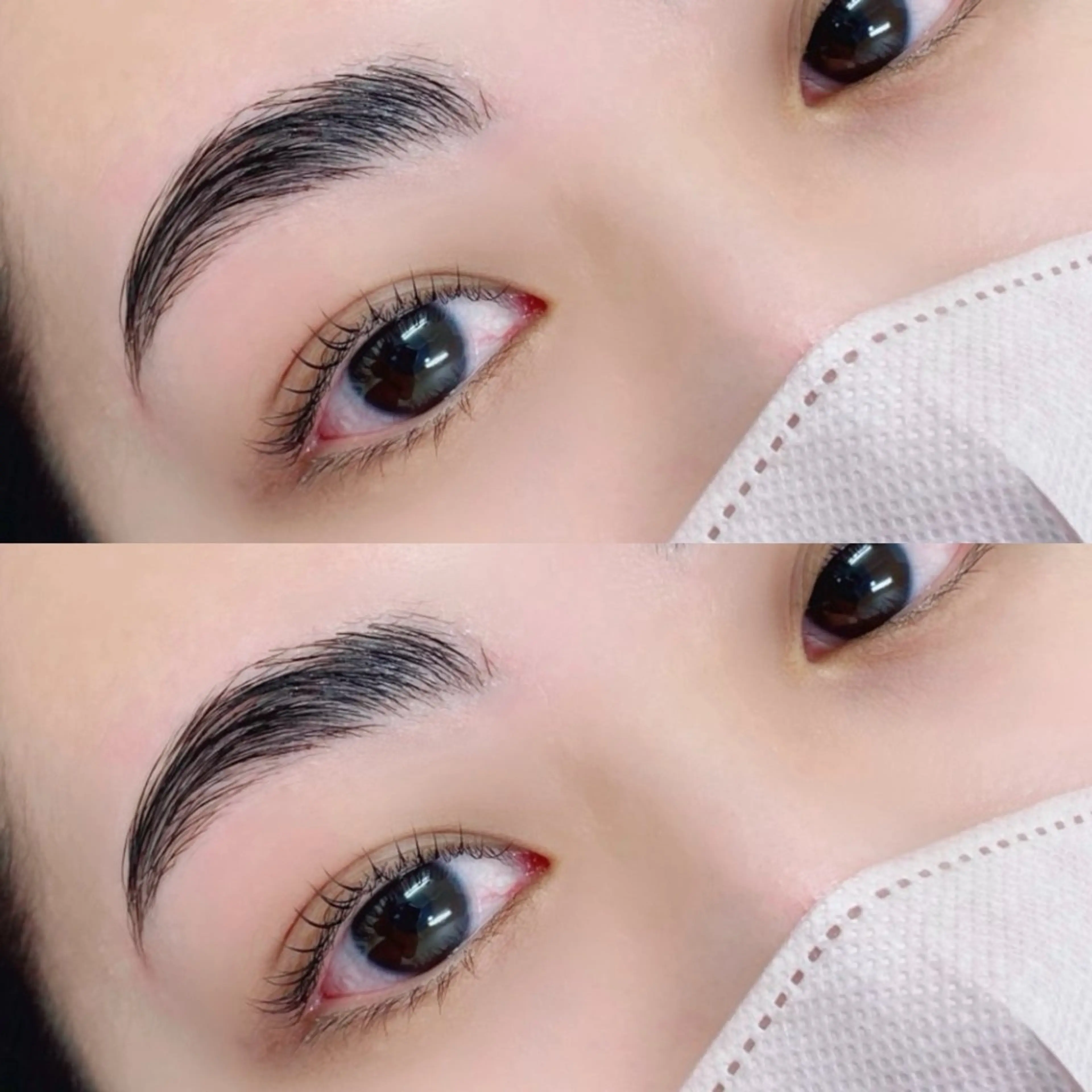 【眉毛の毛流れを整える🦩】ハリウッドアイブロウリフト(HBL)🎟️  美容保湿クリーム 仕上げ付き✨の写真