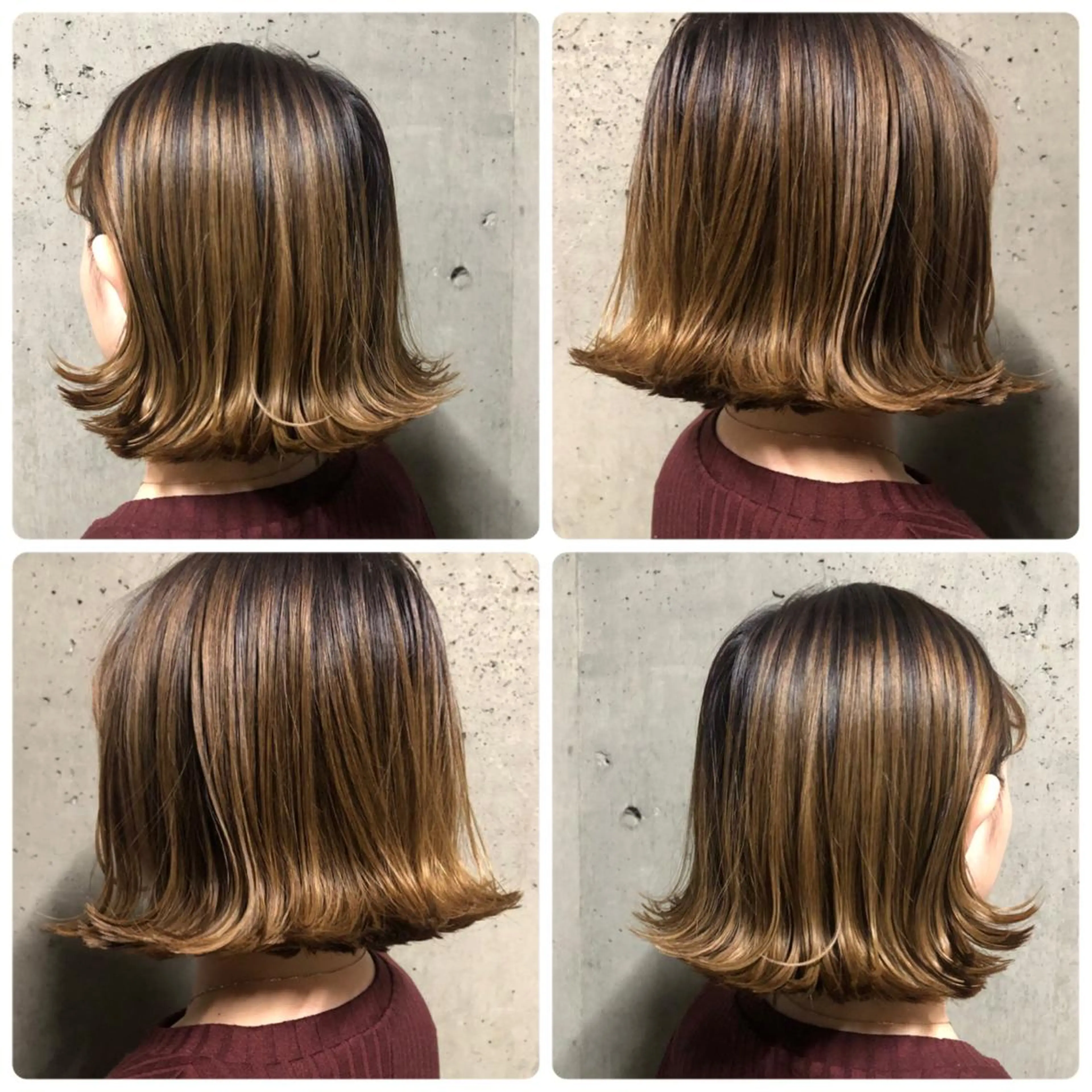 ミディアム ツバサ 髪質改善のヘアスタイル