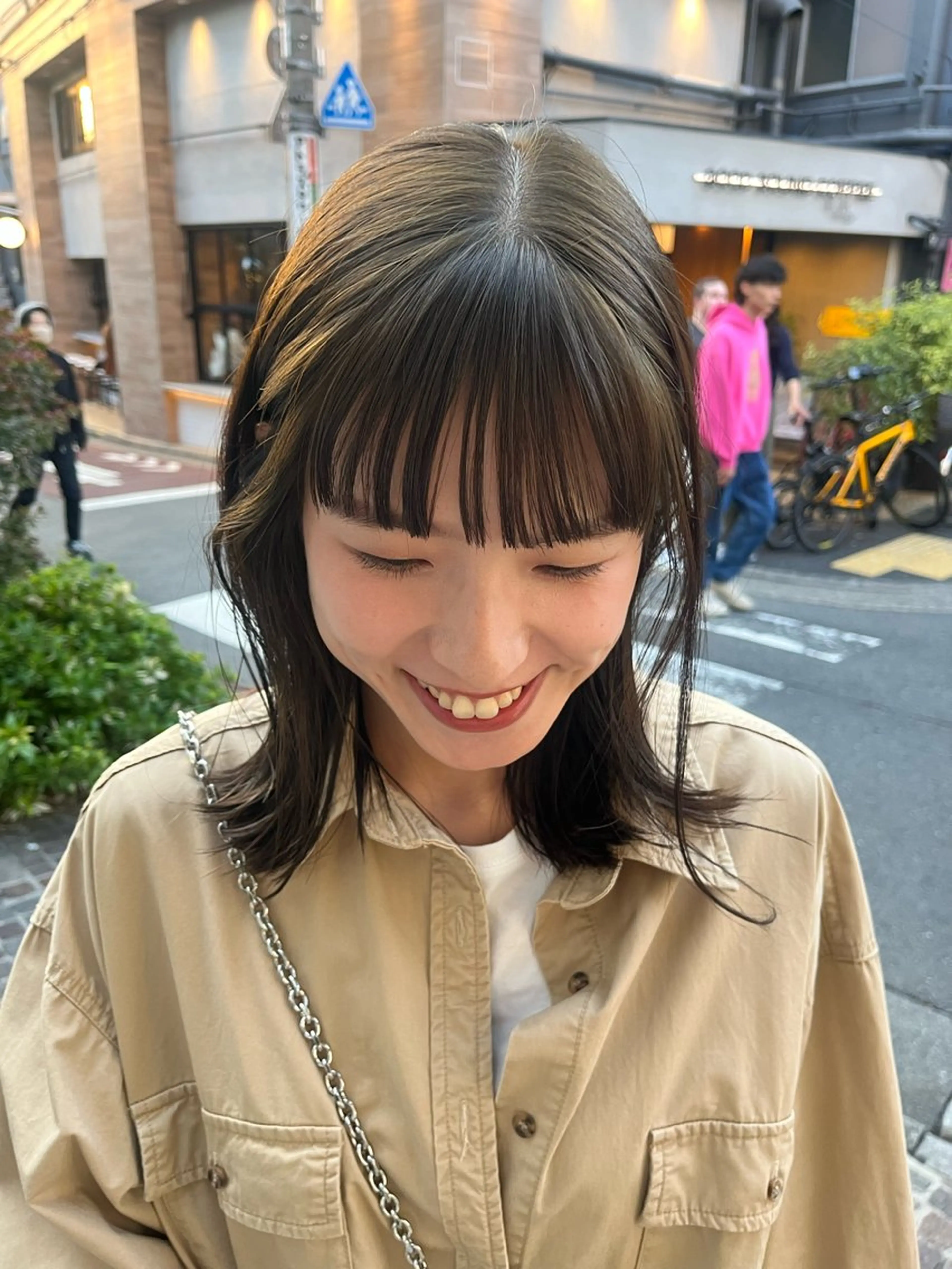 ミディアム benji 登戸所属・竹内 菜々子のヘアスタイル