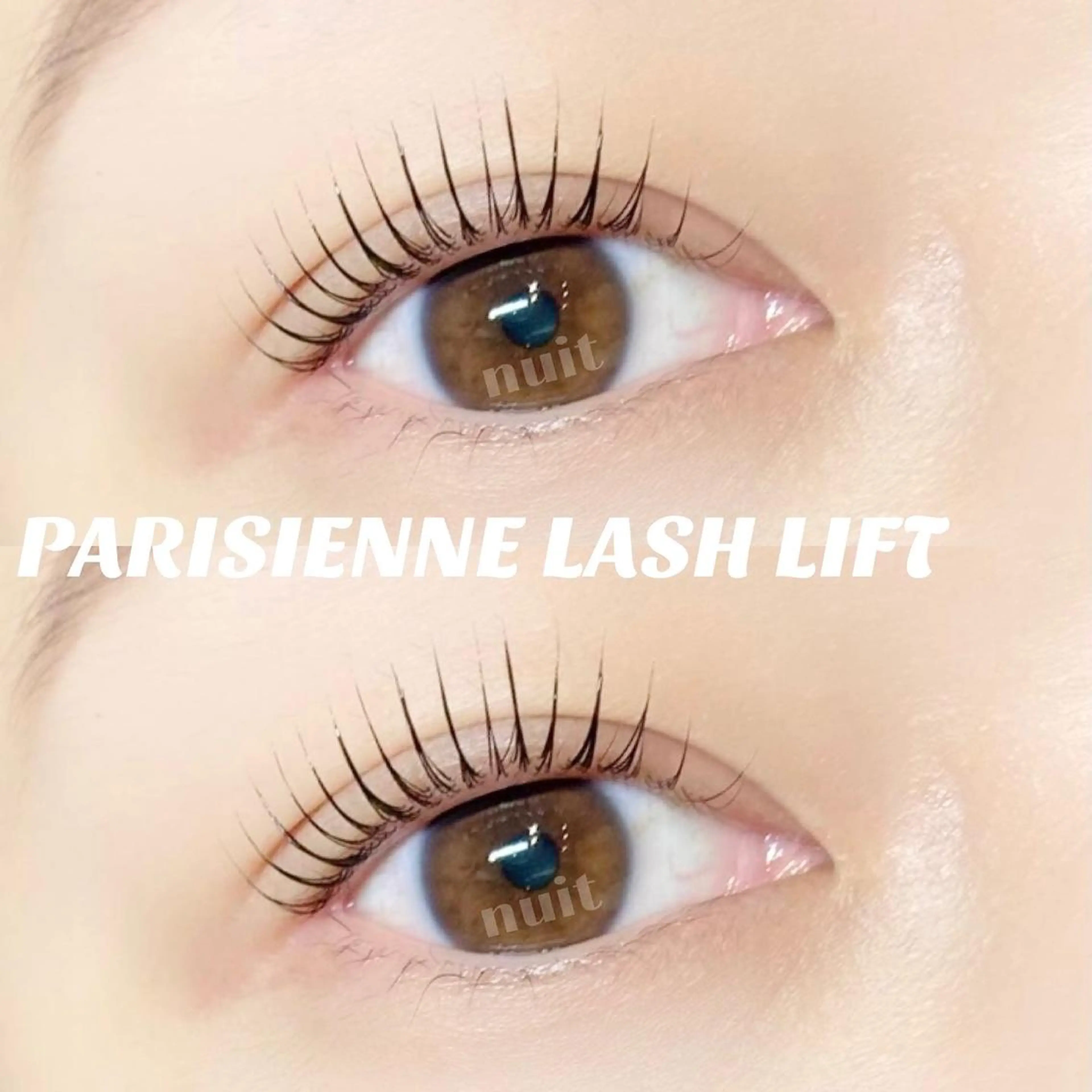 マツエク・マツパ パリジェンヌラッシュリフト eyelash  salon  nuit【ニュイ】所属・nuit 【ニュイ】 大宮 /　yucaのマツエク・マツパデザイン