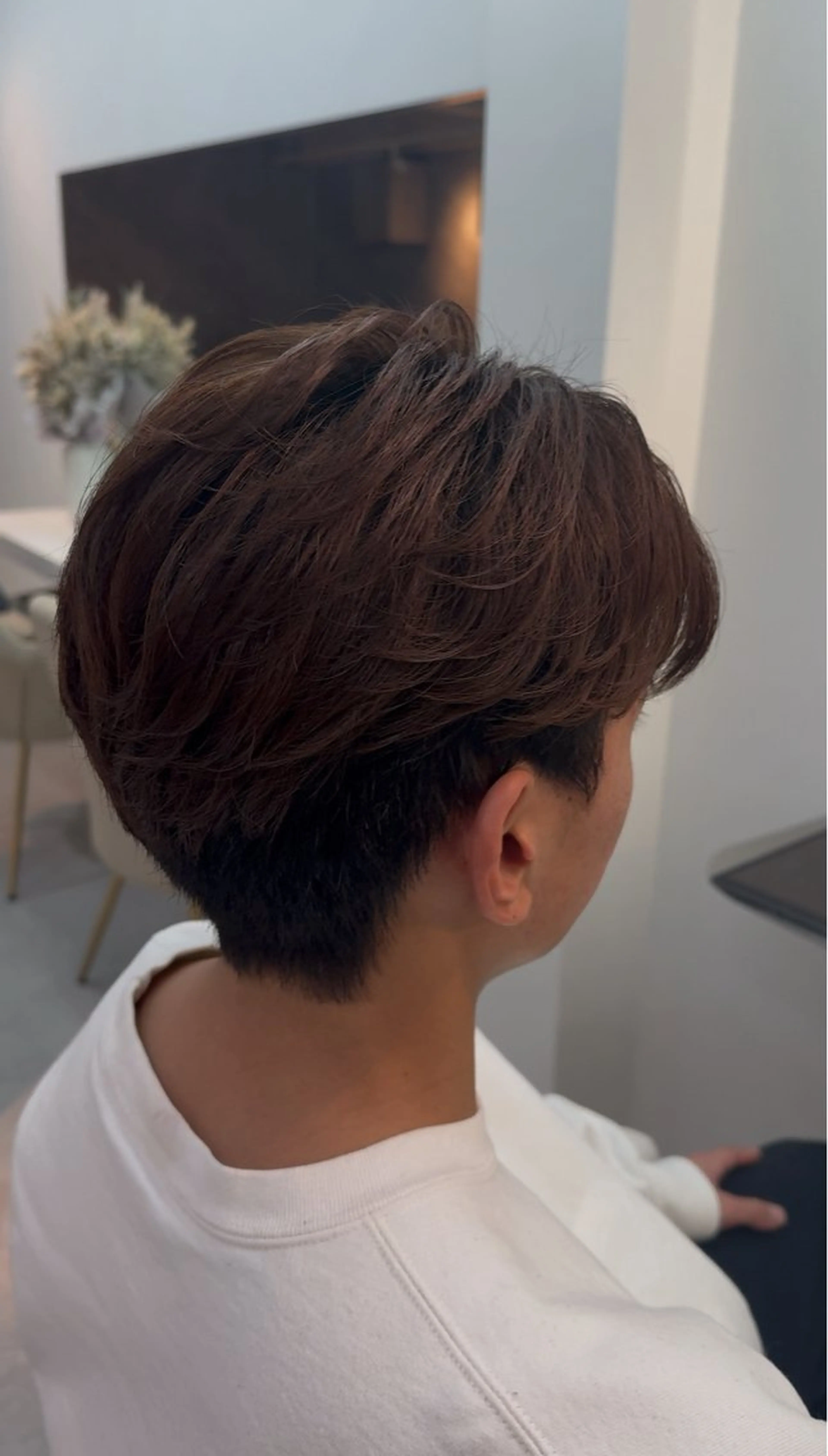 ミディアム メンズ マッシュ シースルーマッシュ 池袋メンズ指名率 No.1飯塚✂️のヘアスタイル