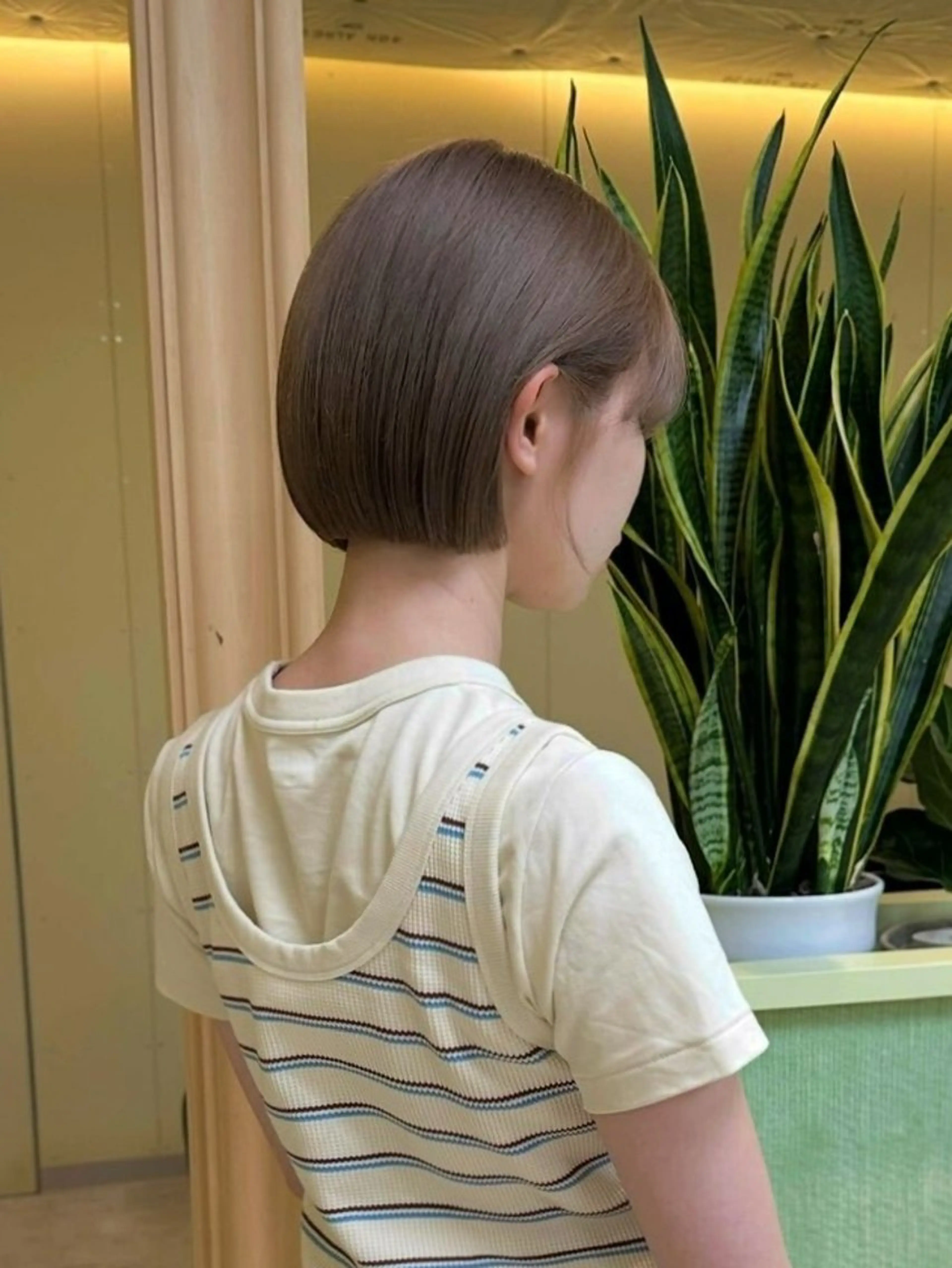 カラー ショート ボブ ヘアカラー トリートメント 🌈扱いやすいボブ× ブリーチ🌈TAMEのヘアスタイル