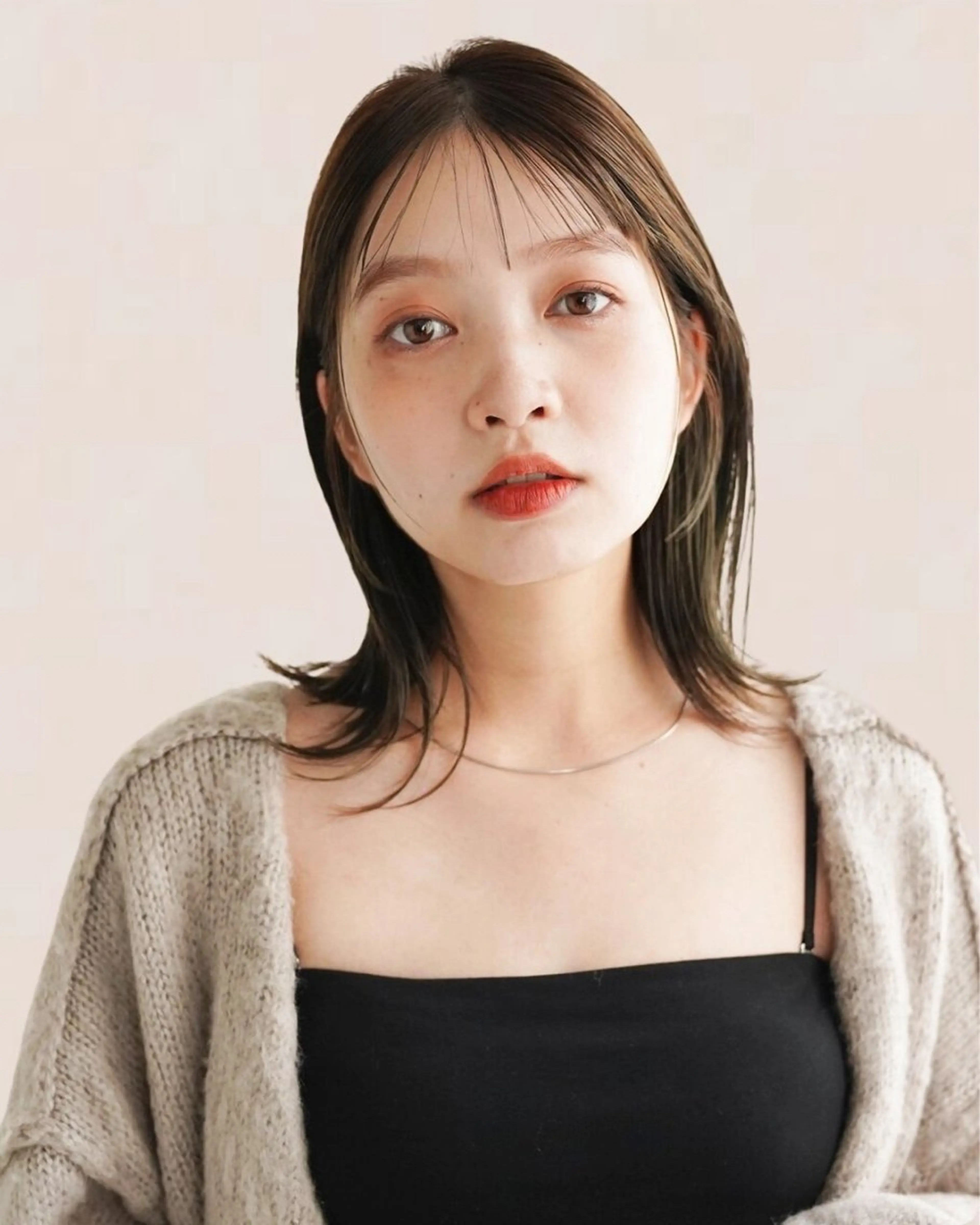 ミディアム ✨透け感カラー✨ 上村一樹のヘアスタイル