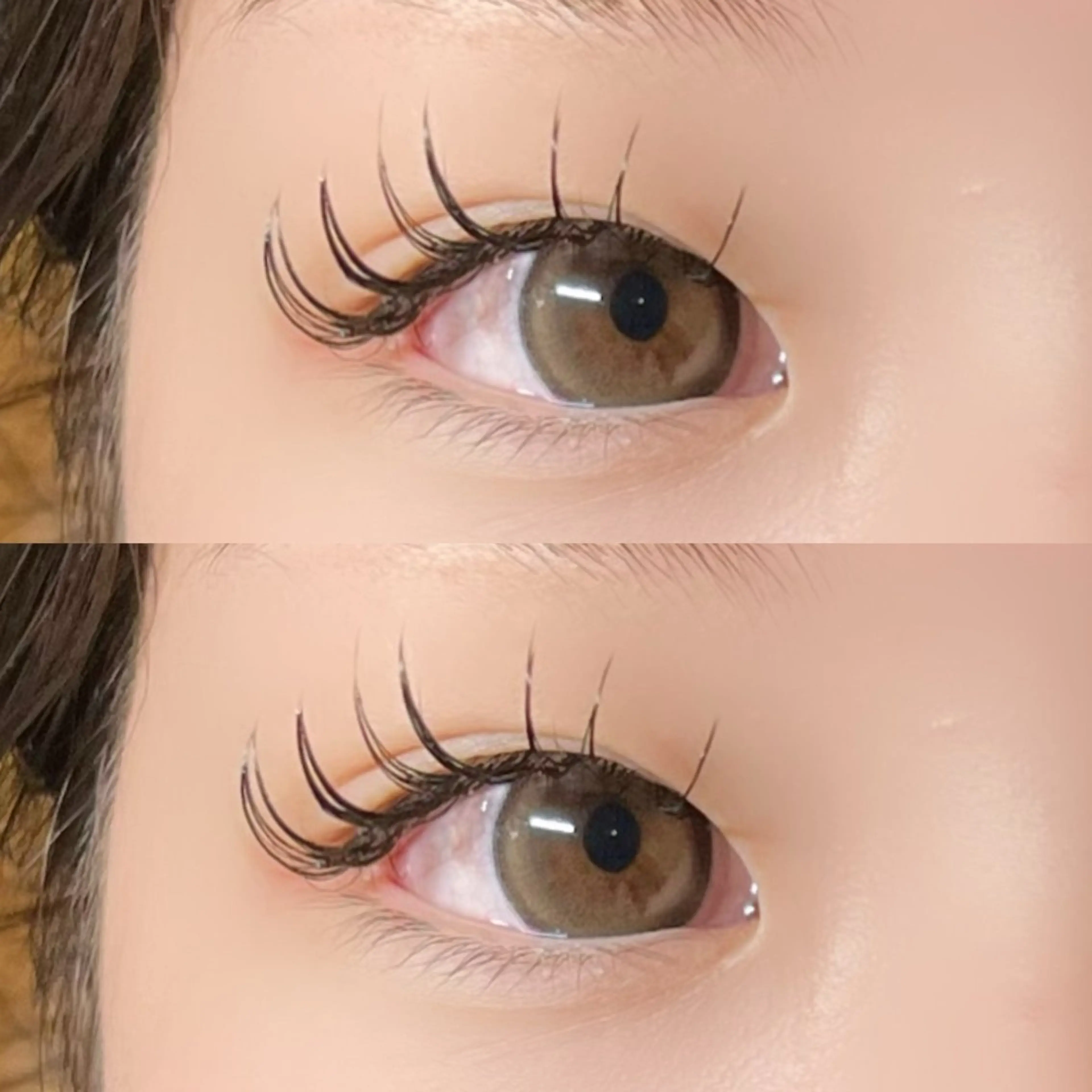 マツエク・マツパ キュート Dカール フラットラッシュ マツエク Hair774 下松店所属・aya【774】 Jrアイリストのマツエク・マツパデザイン