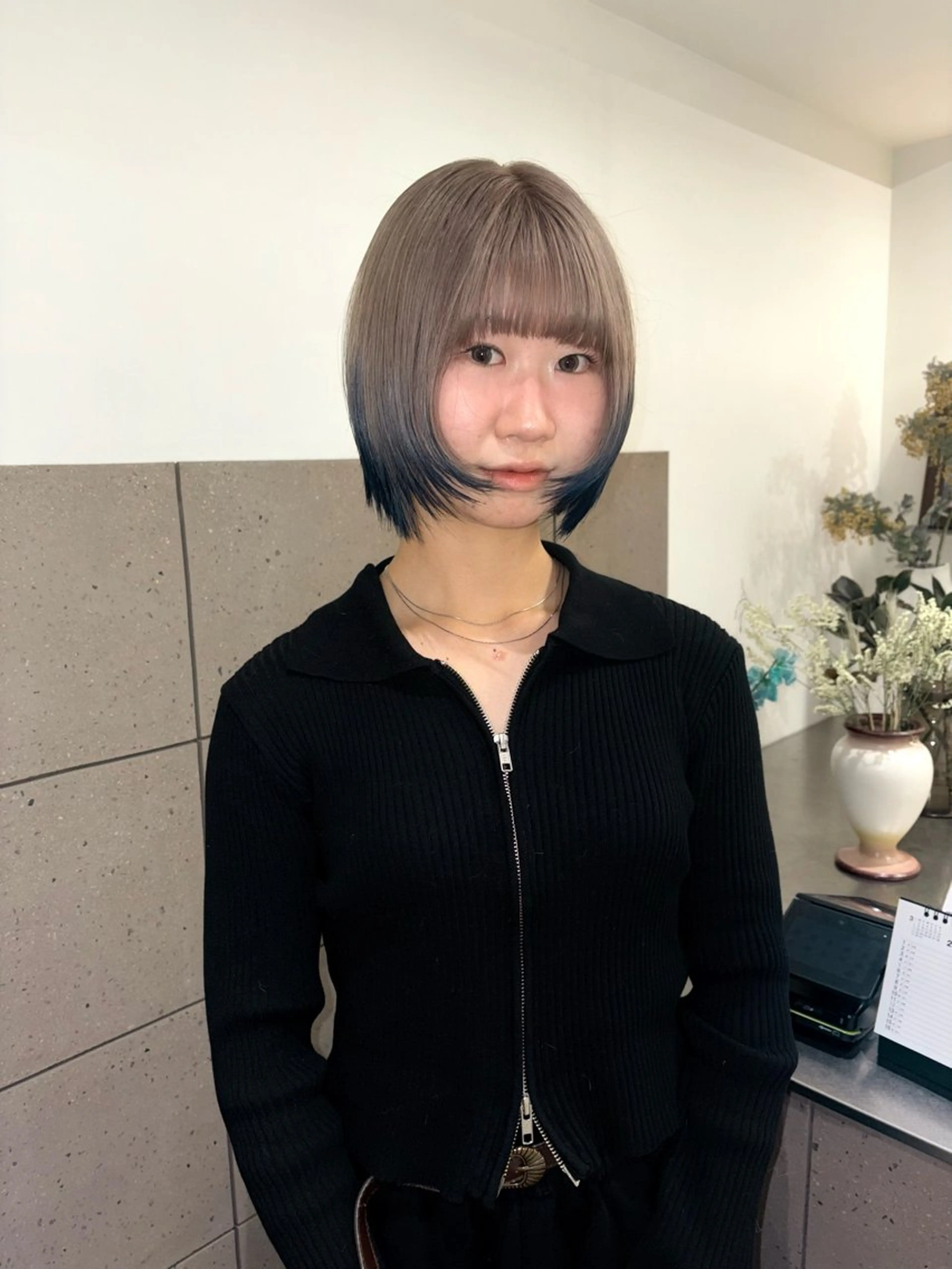 ショート ヘアカラー トリートメント natsuki /HUIのヘアスタイル