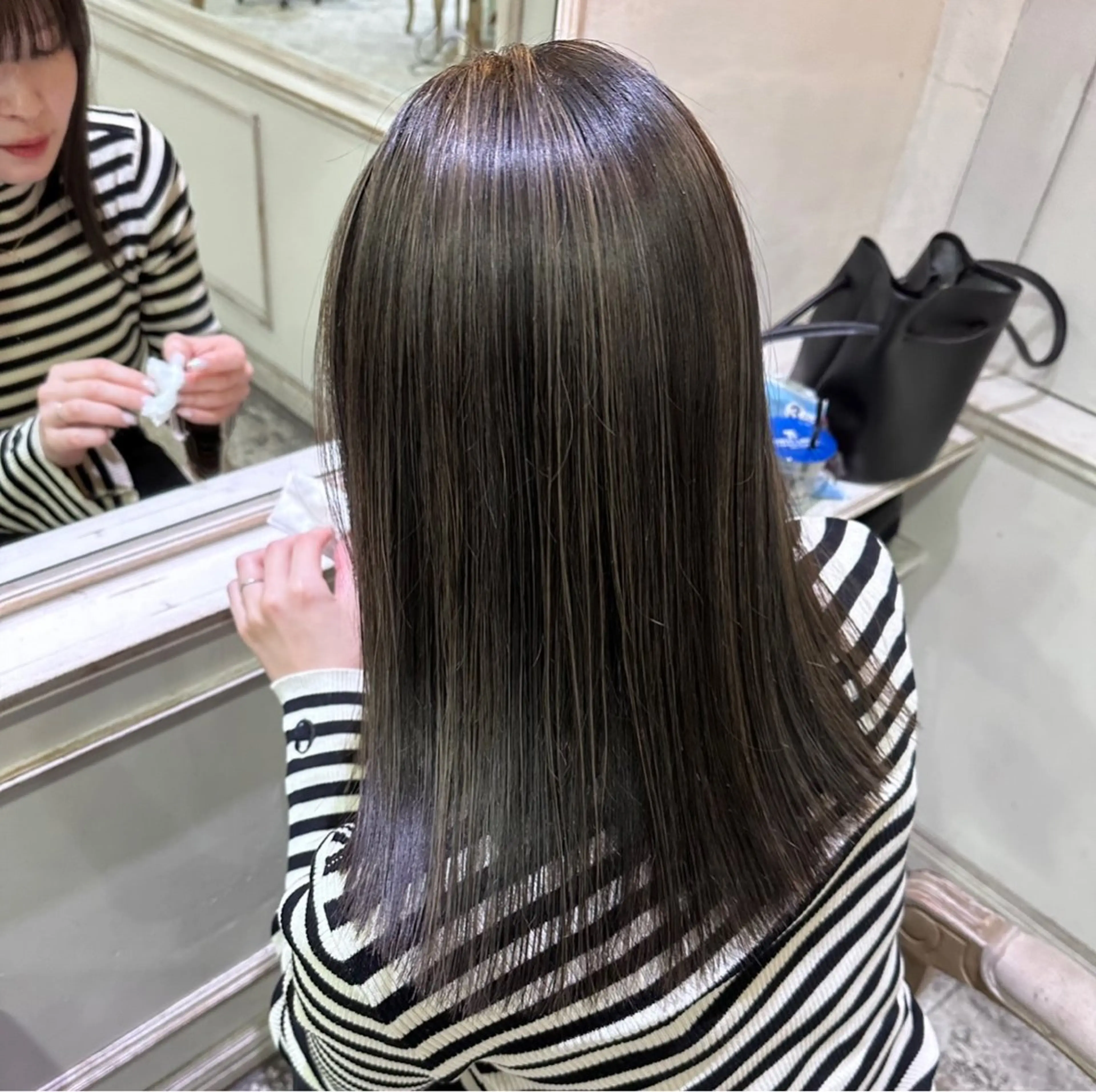 ミディアム カラー ヘアカラー トリートメント 透明感ワンカラー/ AKARIのヘアスタイル