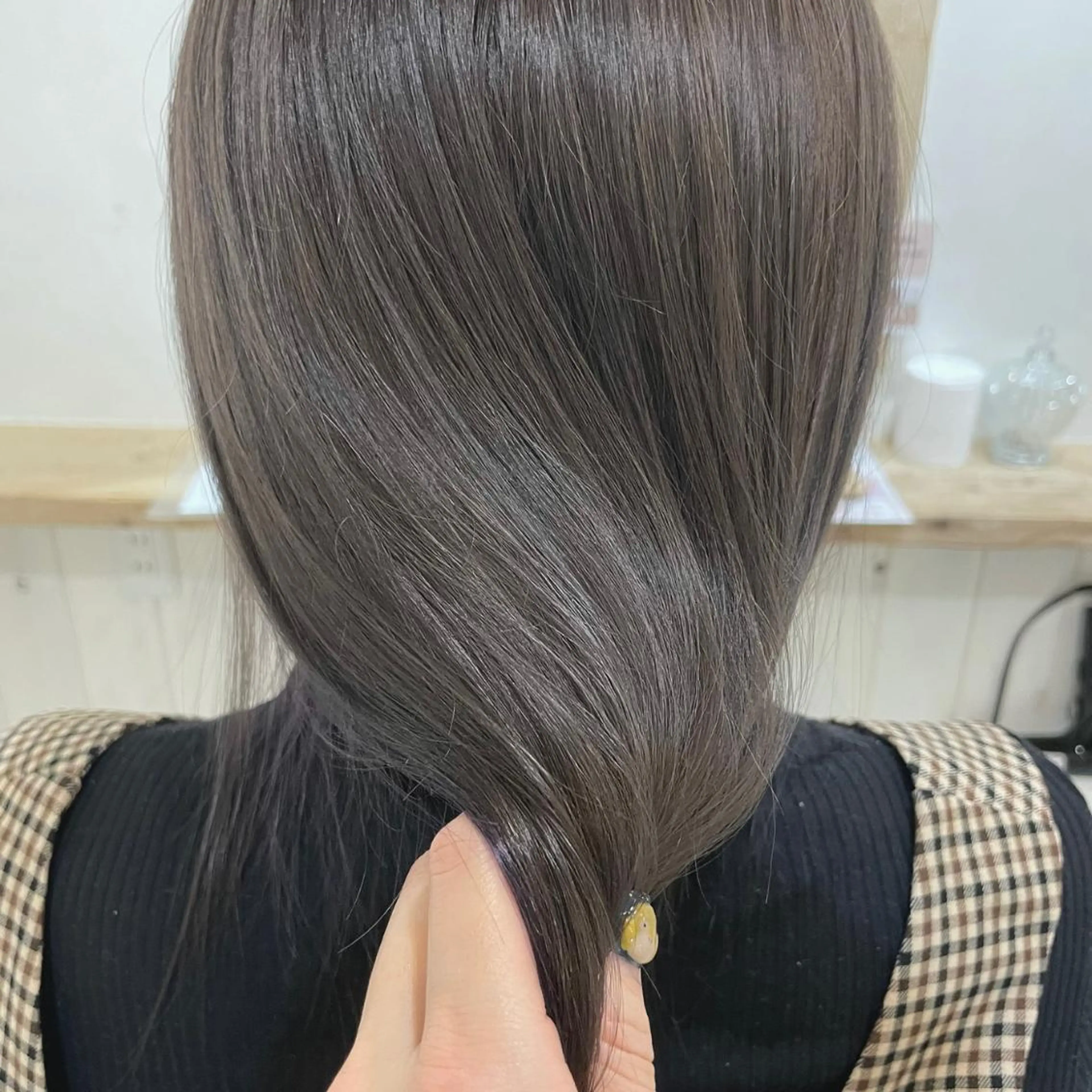 セミロング ヘアカラー ROMEO京橋 MINAMIのヘアスタイル