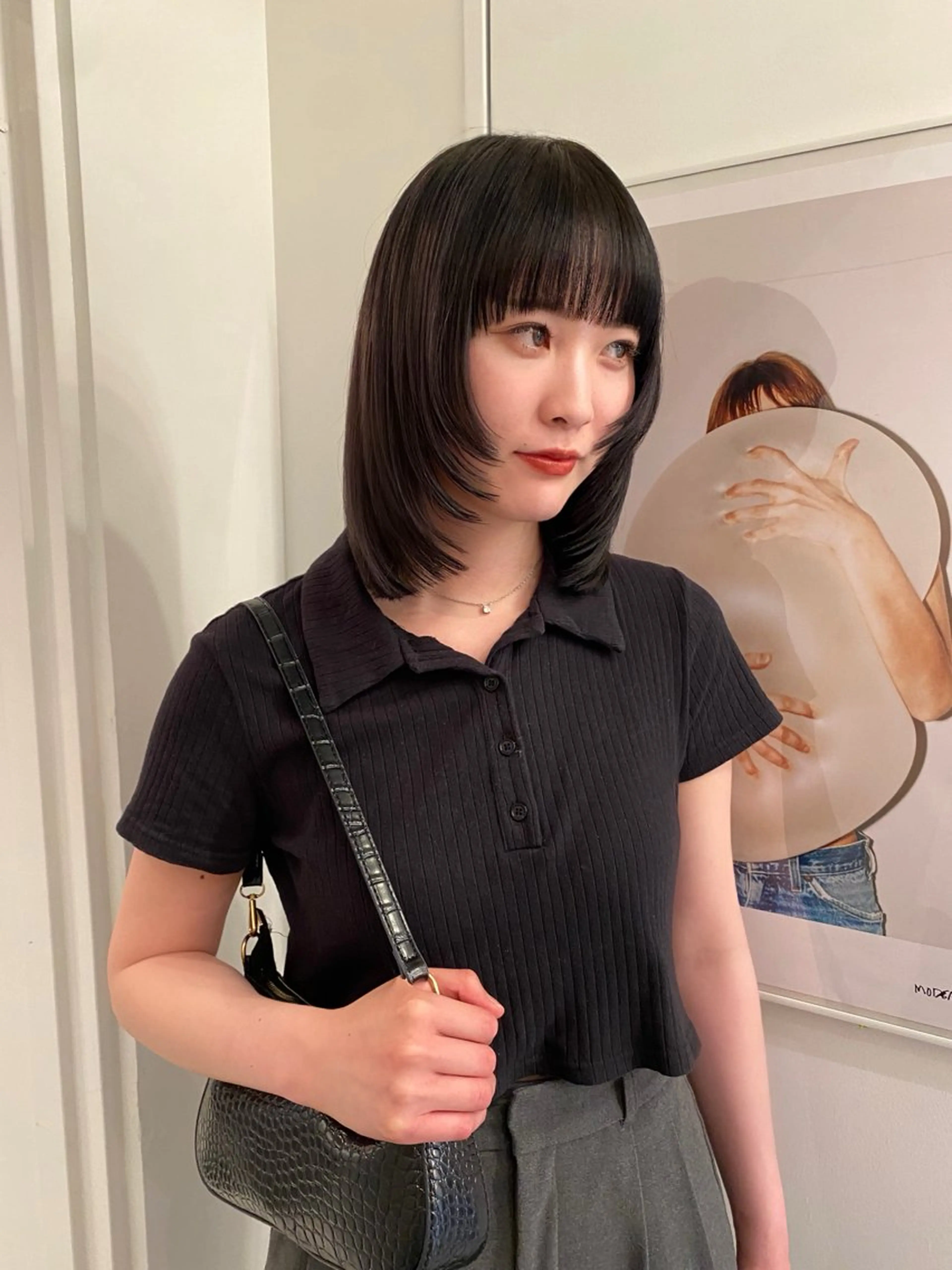 ミディアム カット riria/ボブ /ブラウンカラー🎀のヘアスタイル