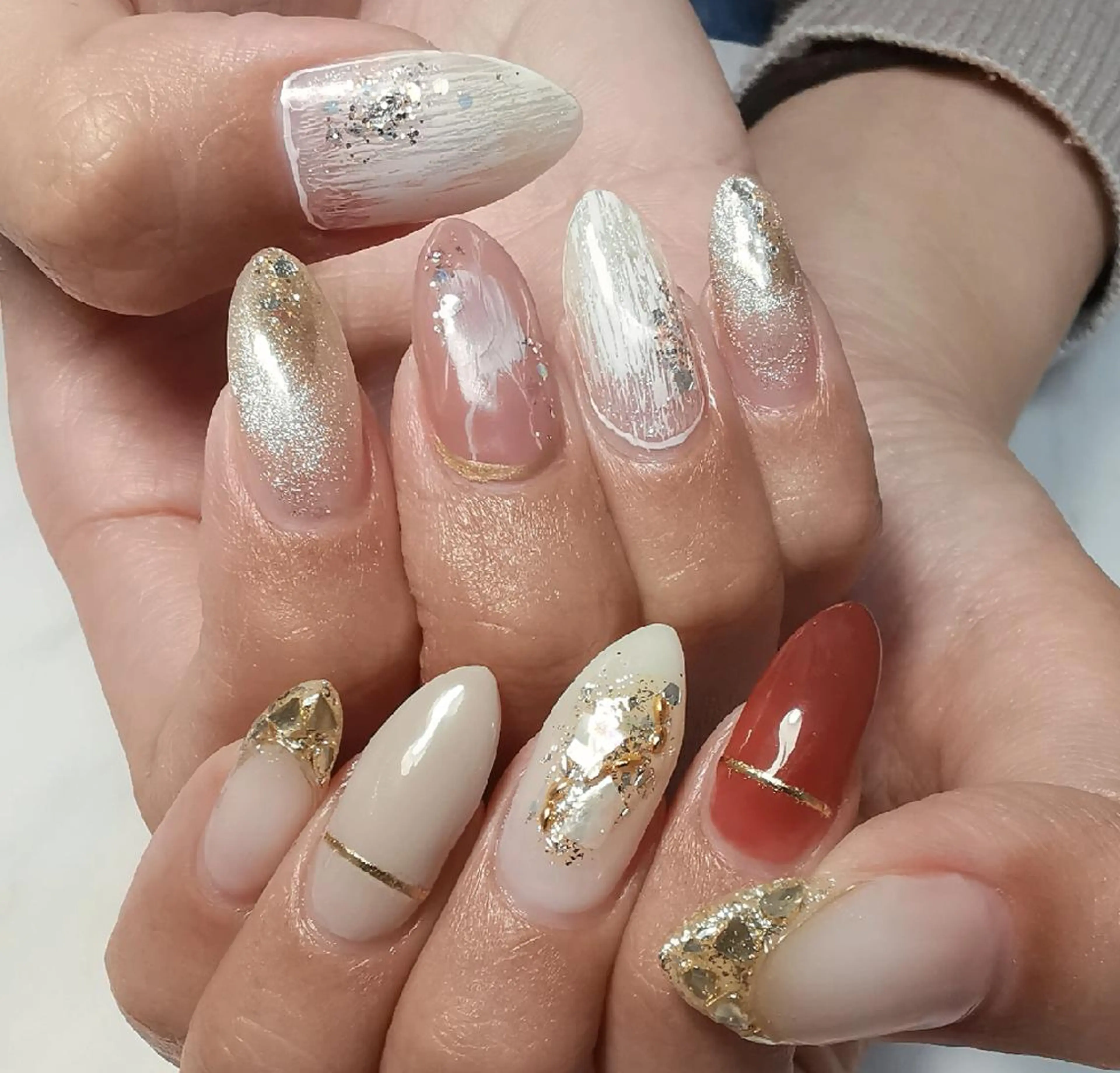 ネイル ニュアンスネイル ハンドネイル reve あやののネイルデザイン