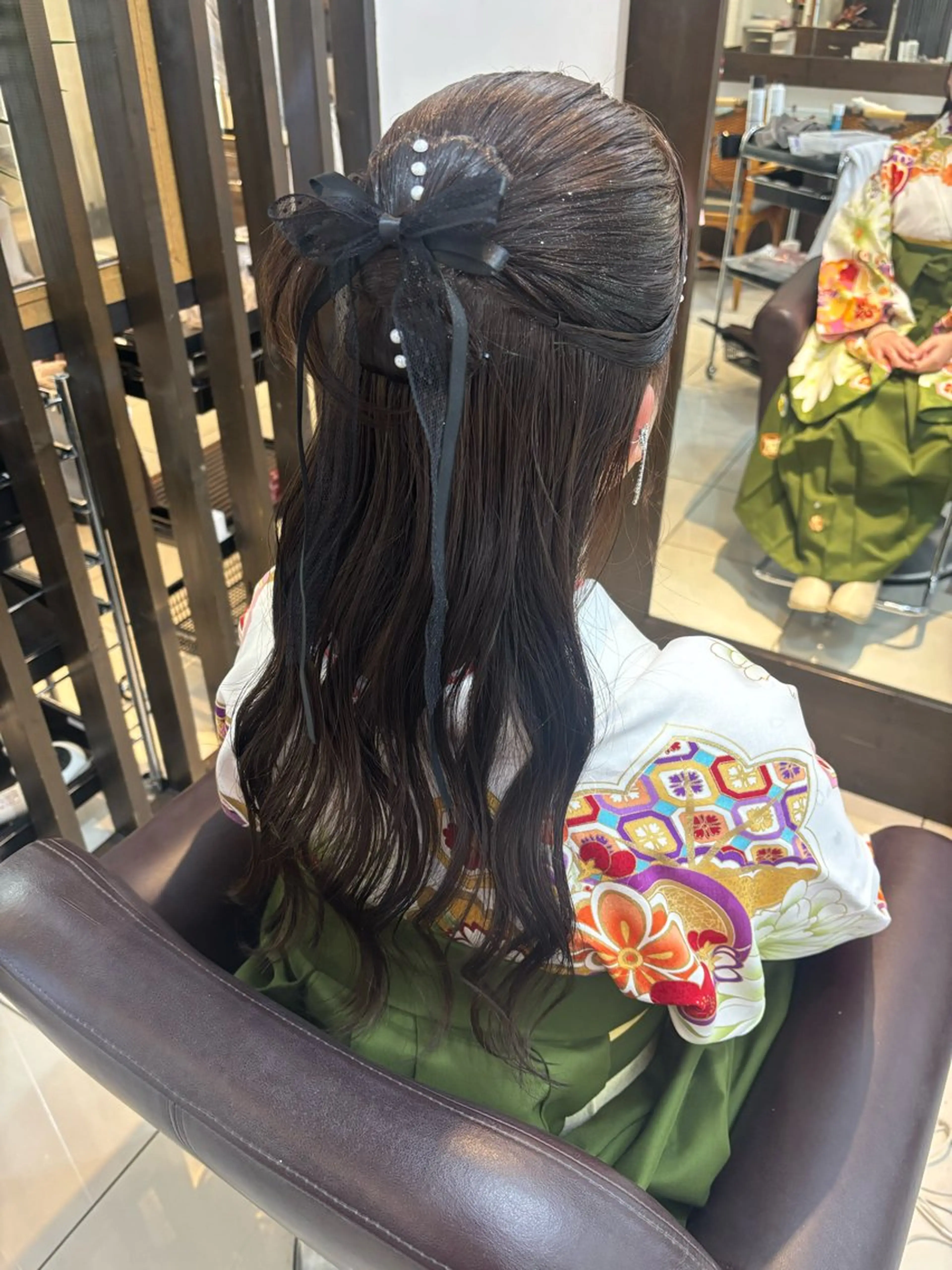 ロング ヘアセット ブリーチ透明感カラー /レイヤー👗しずかのヘアスタイル