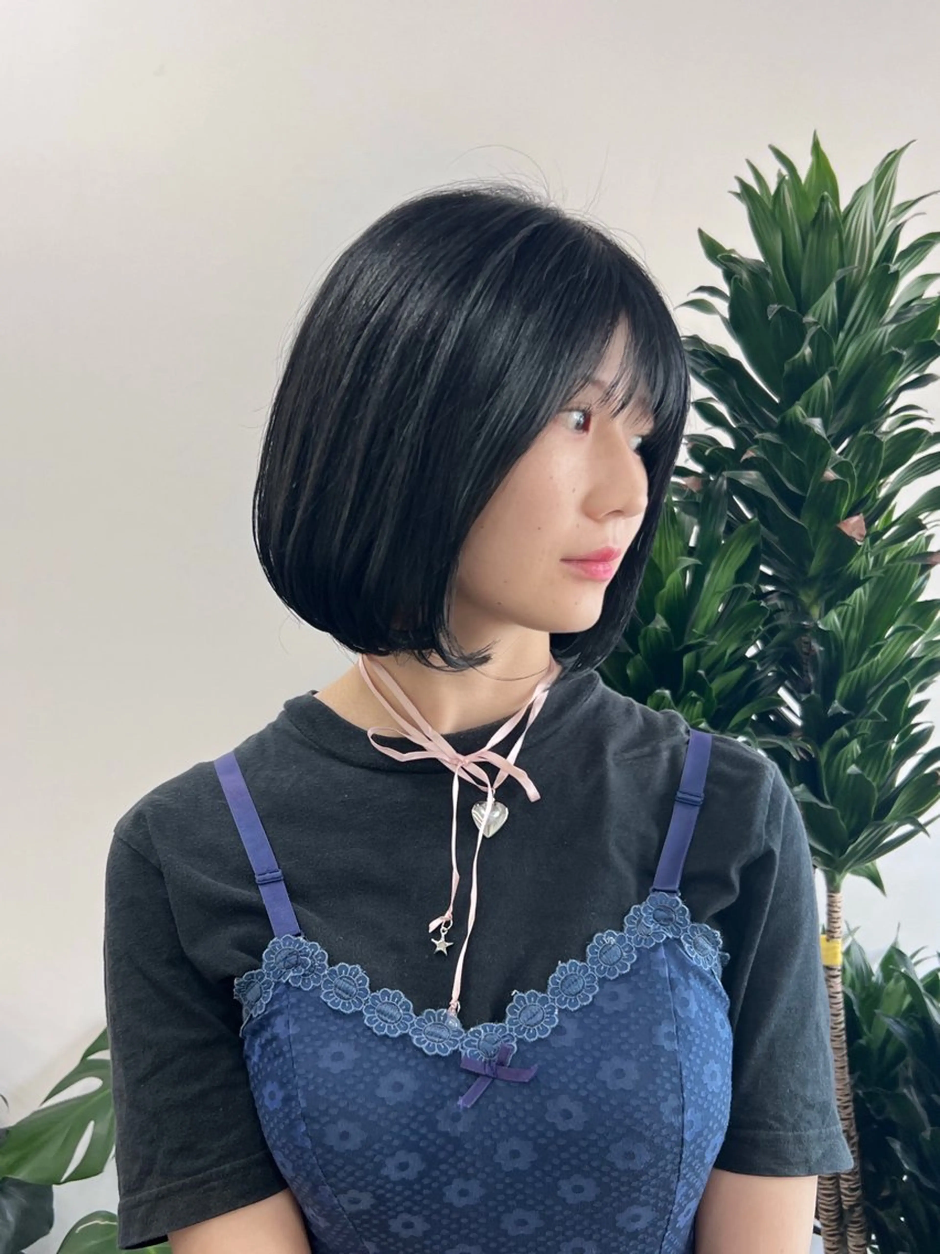 ミディアム カラー 韓国風ヘア 似合わせカット 小顔カット カット ヘアカラー トリートメント 武田涼レイヤーカット 髪質改善×縮毛矯正のヘアスタイル