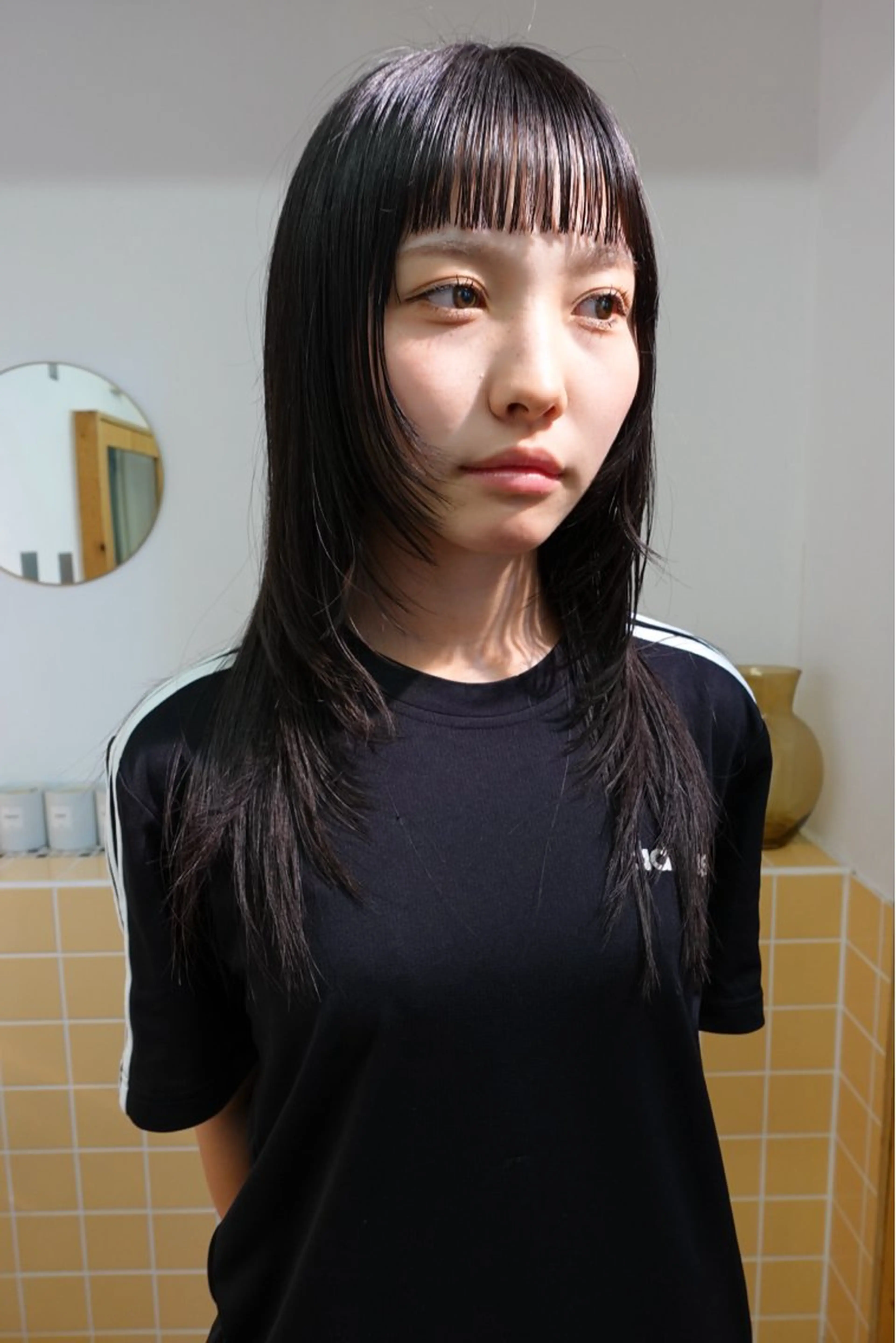 ロング カット sakura🌸 レイヤー/韓国ヘアのヘアスタイル