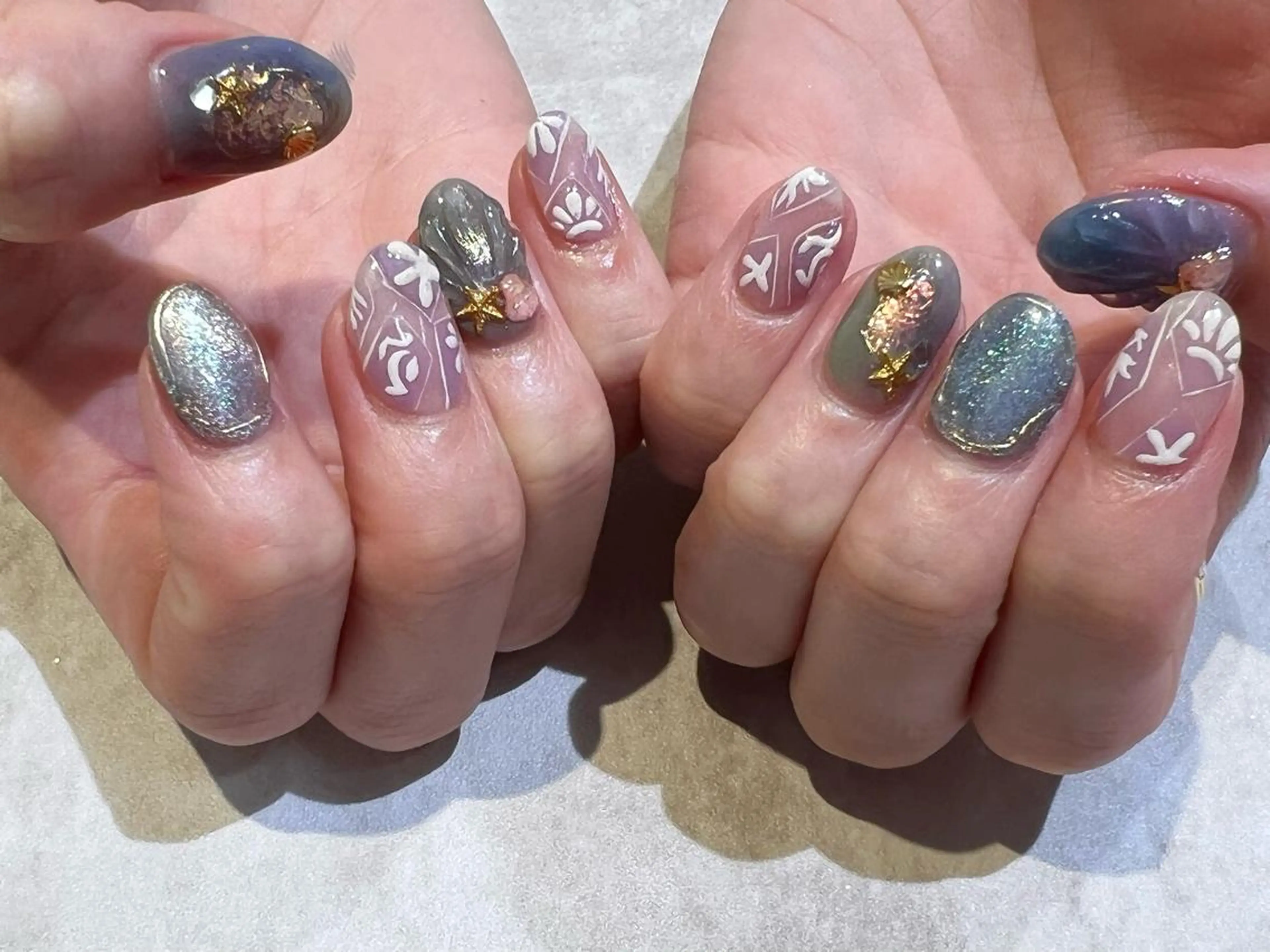 ネイル 舞田 苑香のネイルデザイン