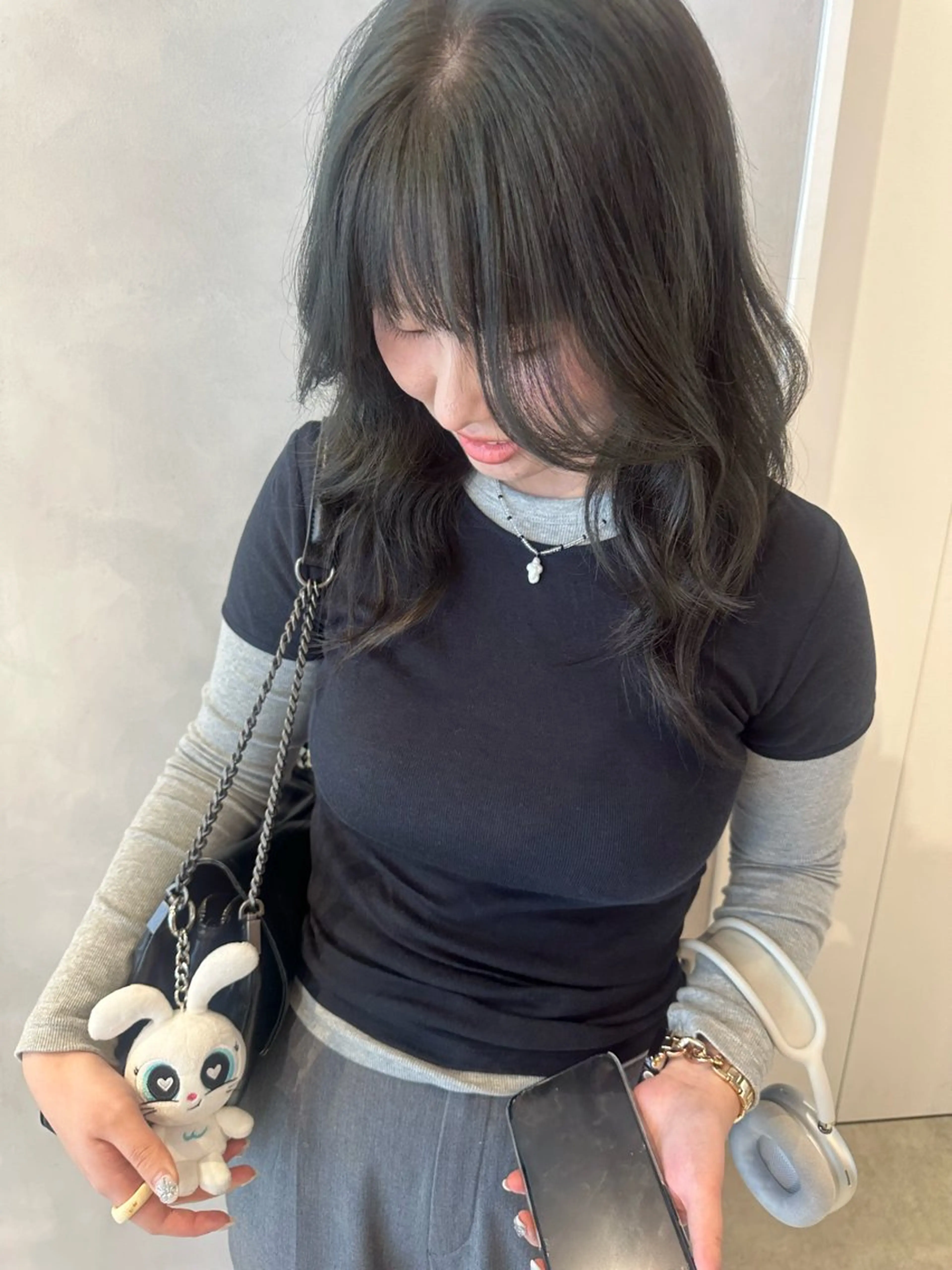 セミロング カット ヘアカラー トリートメント 🎀韓国/髪質改善 長野美和🎀のヘアスタイル