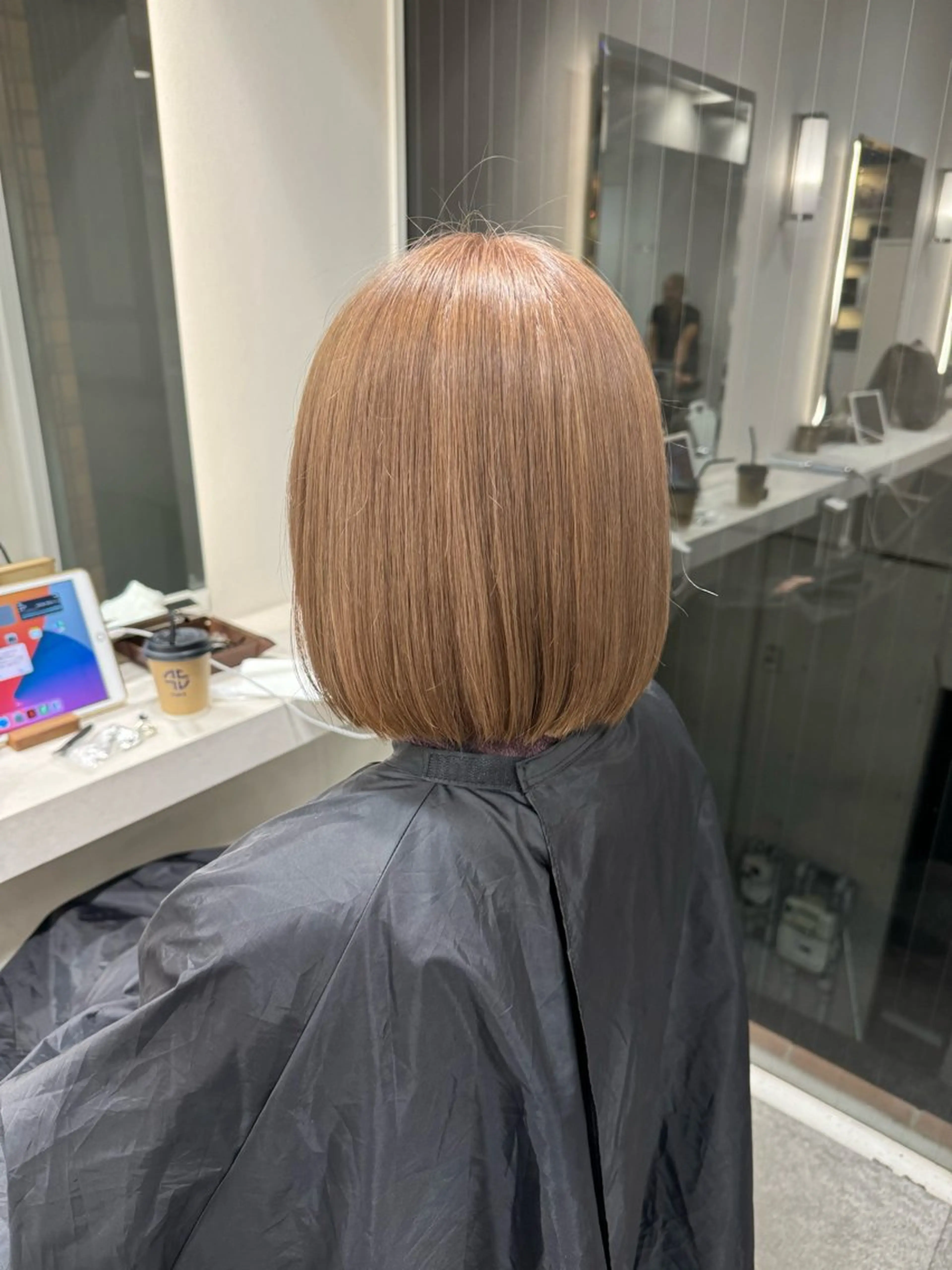 カラー 韓国レイヤーカット/ 美髪矯正/YUIのヘアスタイル