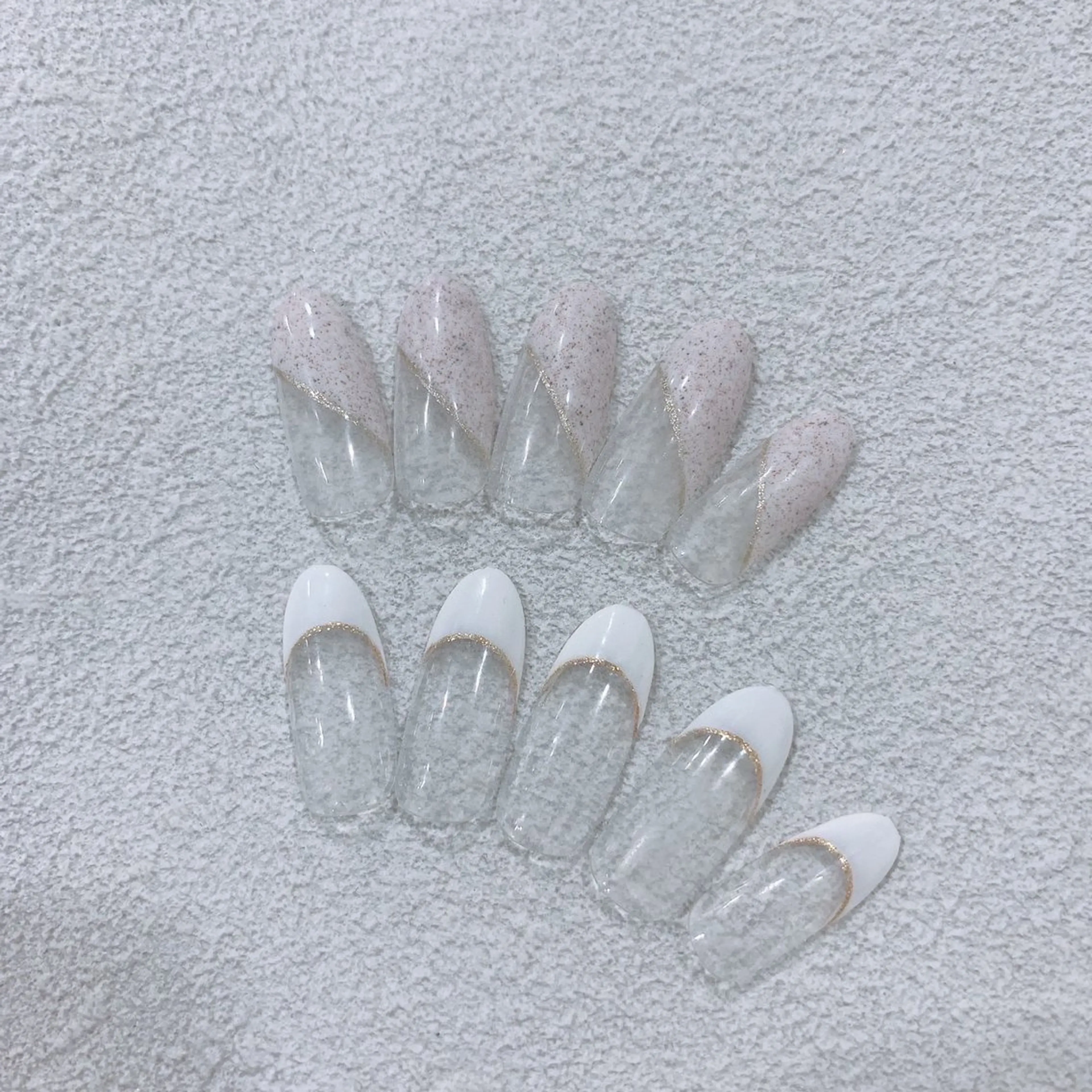 ハンドネイル オフなしフレンチの写真