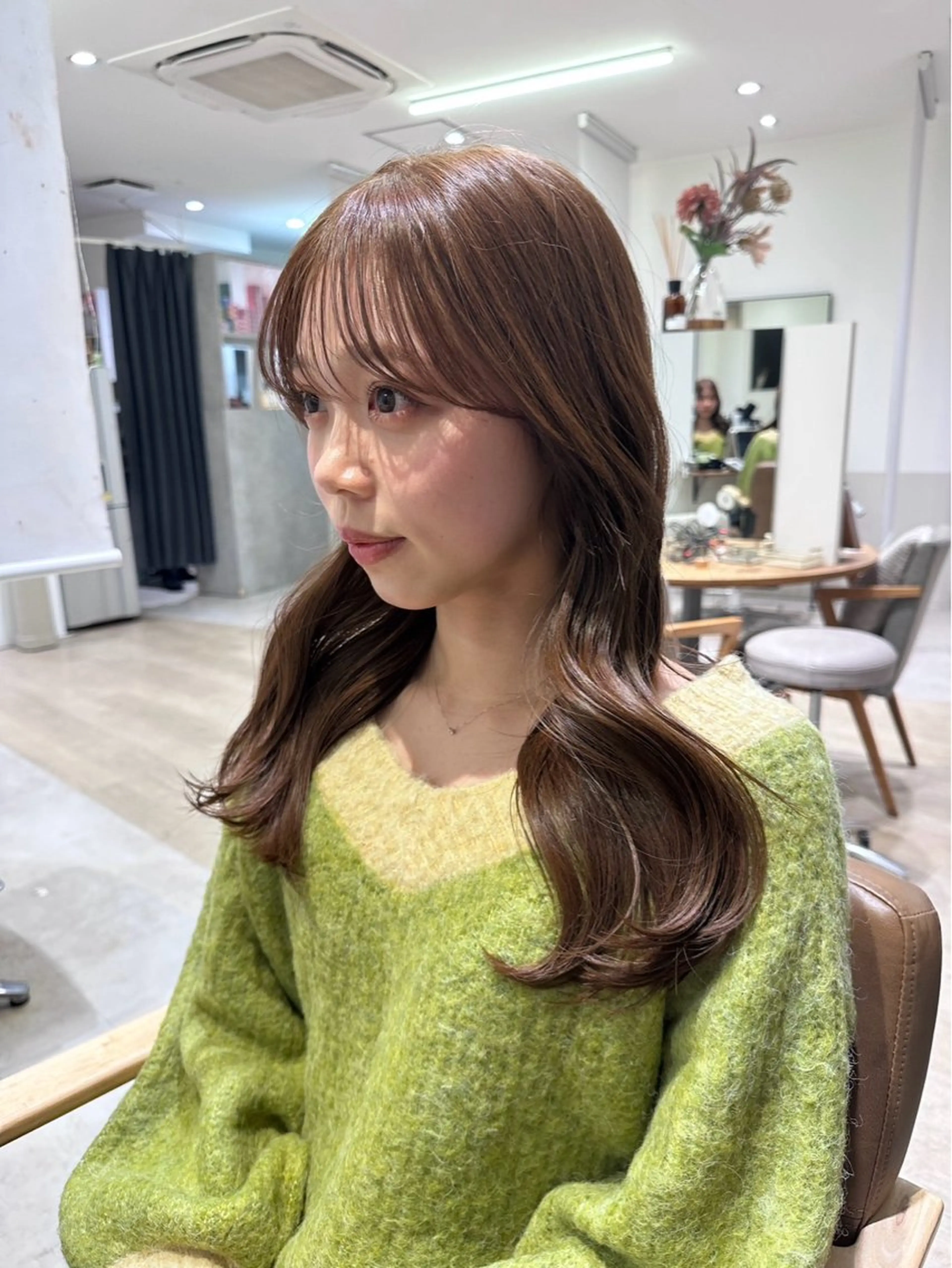 カラー ヘアカラー 縮毛矯正 TLUUS本店所属・大阪梅田/髪質改善/ Sakura🦋.*のヘアスタイル