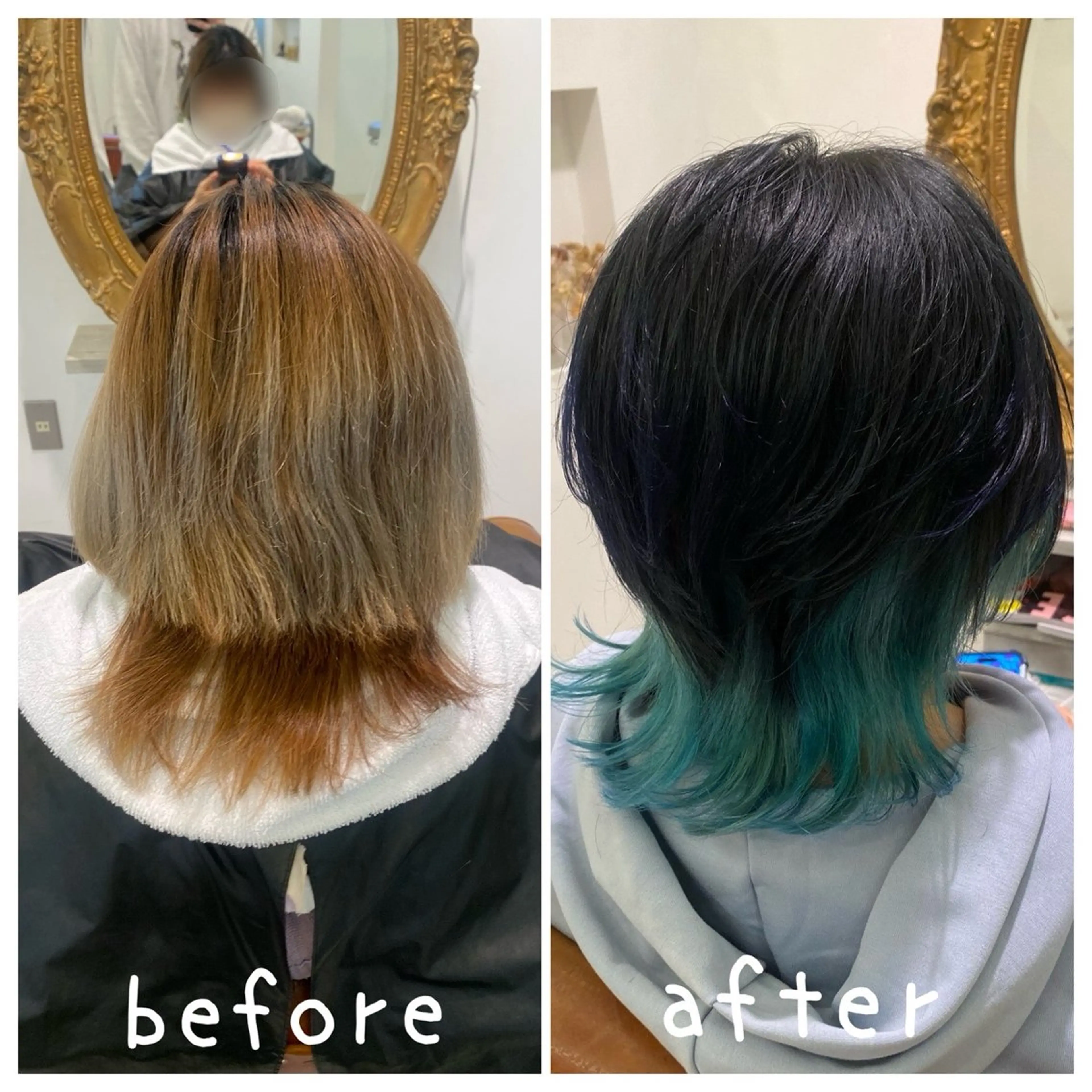 カラー ブリーチ ブルーカラー カット ヘアカラー トリートメント ブリーチ特化型🐯 Lita -ゆうや-のヘアスタイル