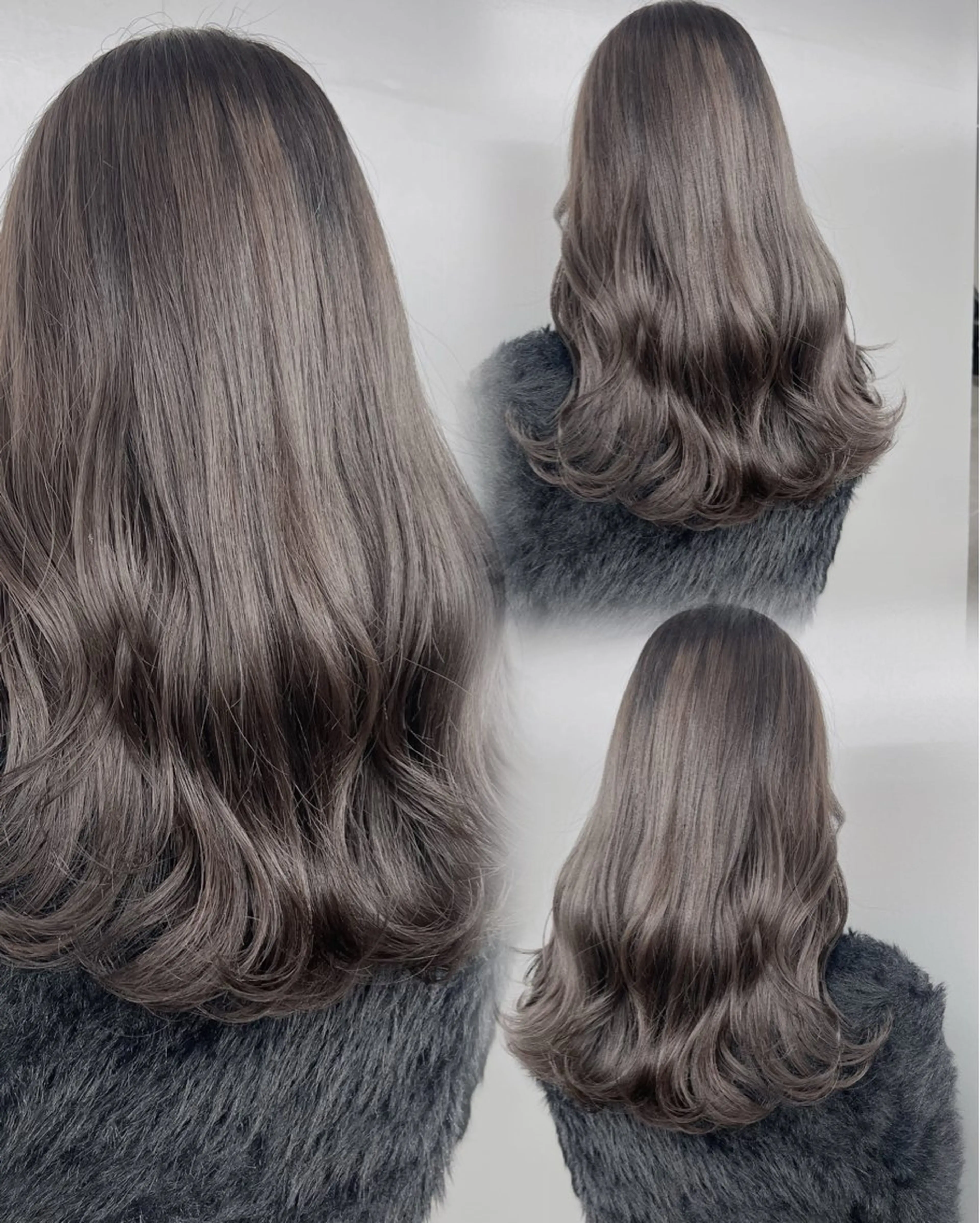 カラー 透明感カラー グレージュ/あいのヘアスタイル