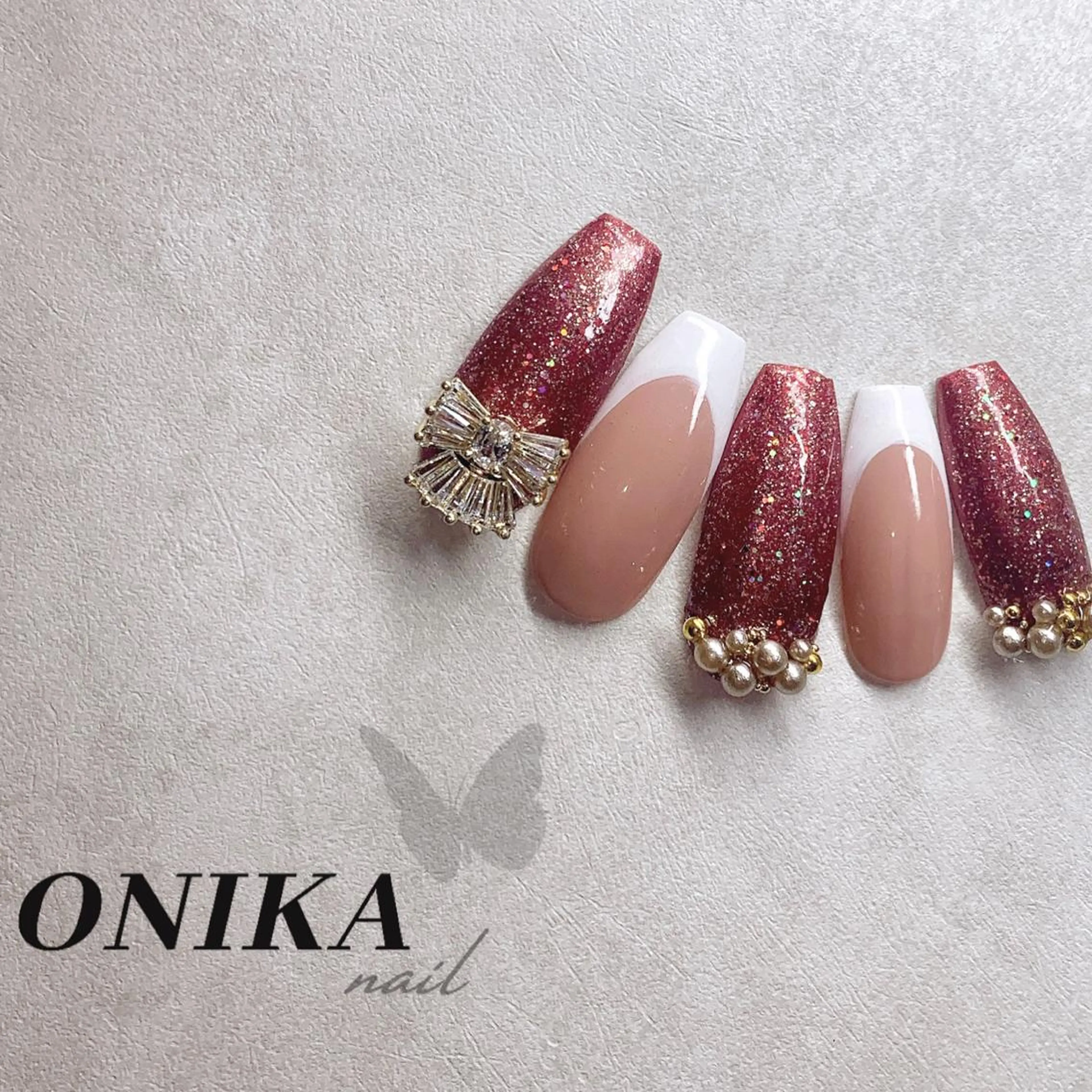 ネイル フラッシュネイル ONIKA Nail 青山通り店所属・ONIKA Nail 表参道A4徒歩2分のネイルデザイン