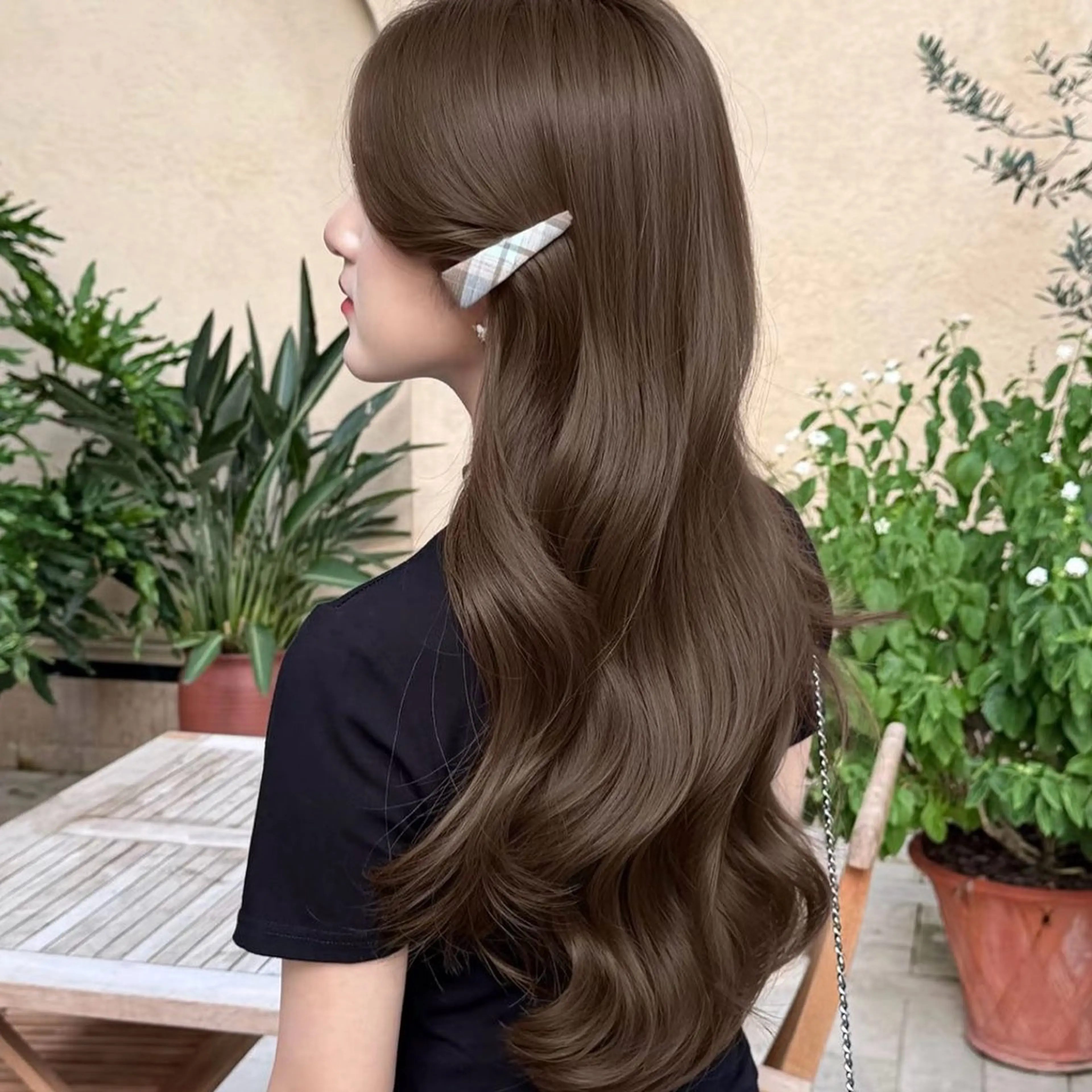 カラー カット ヘアカラー トリートメント ヘアセット 🤍透明感韓国 レディ/まりん🤍のヘアスタイル