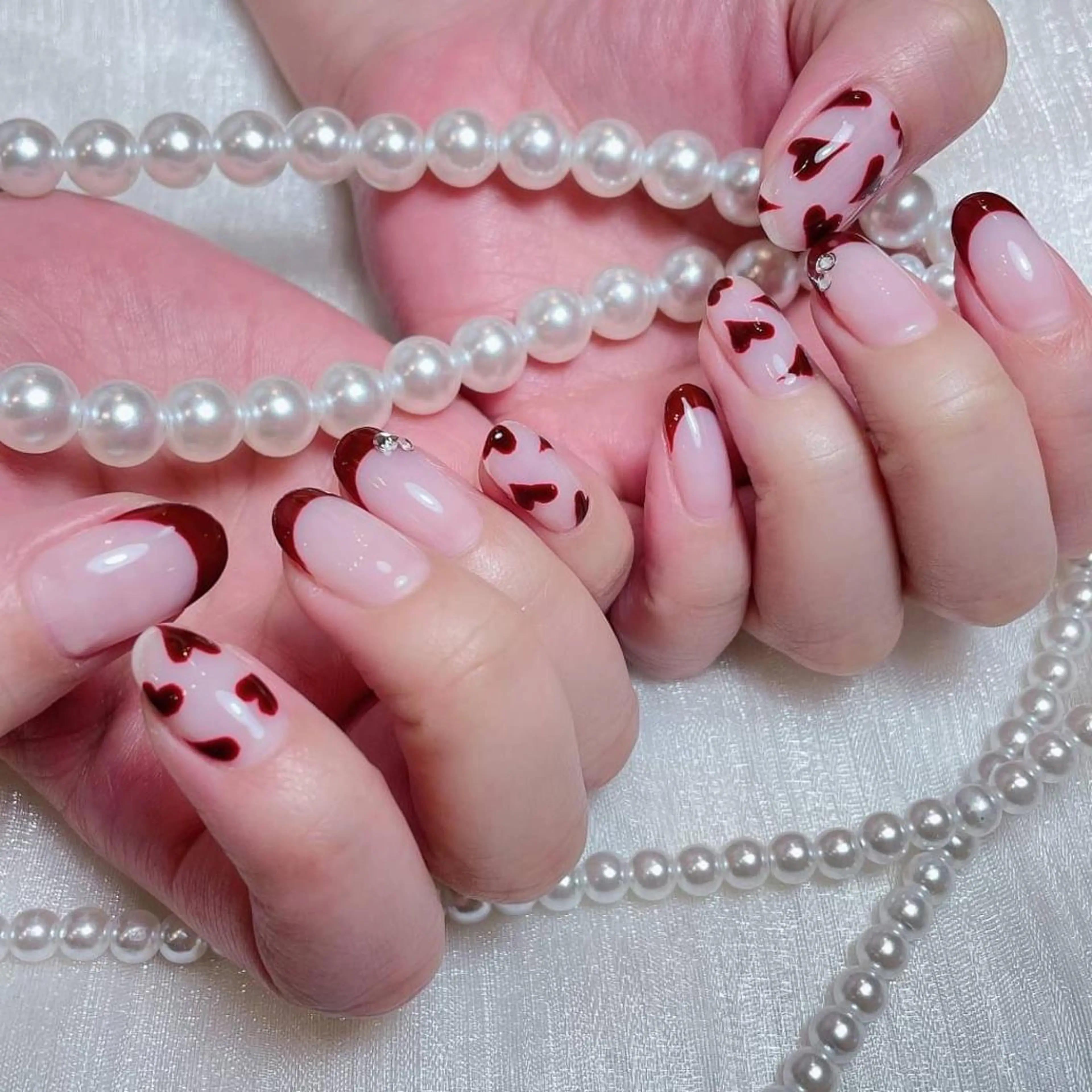 ネイル RAFFINE 月🦋🩵のネイルデザイン