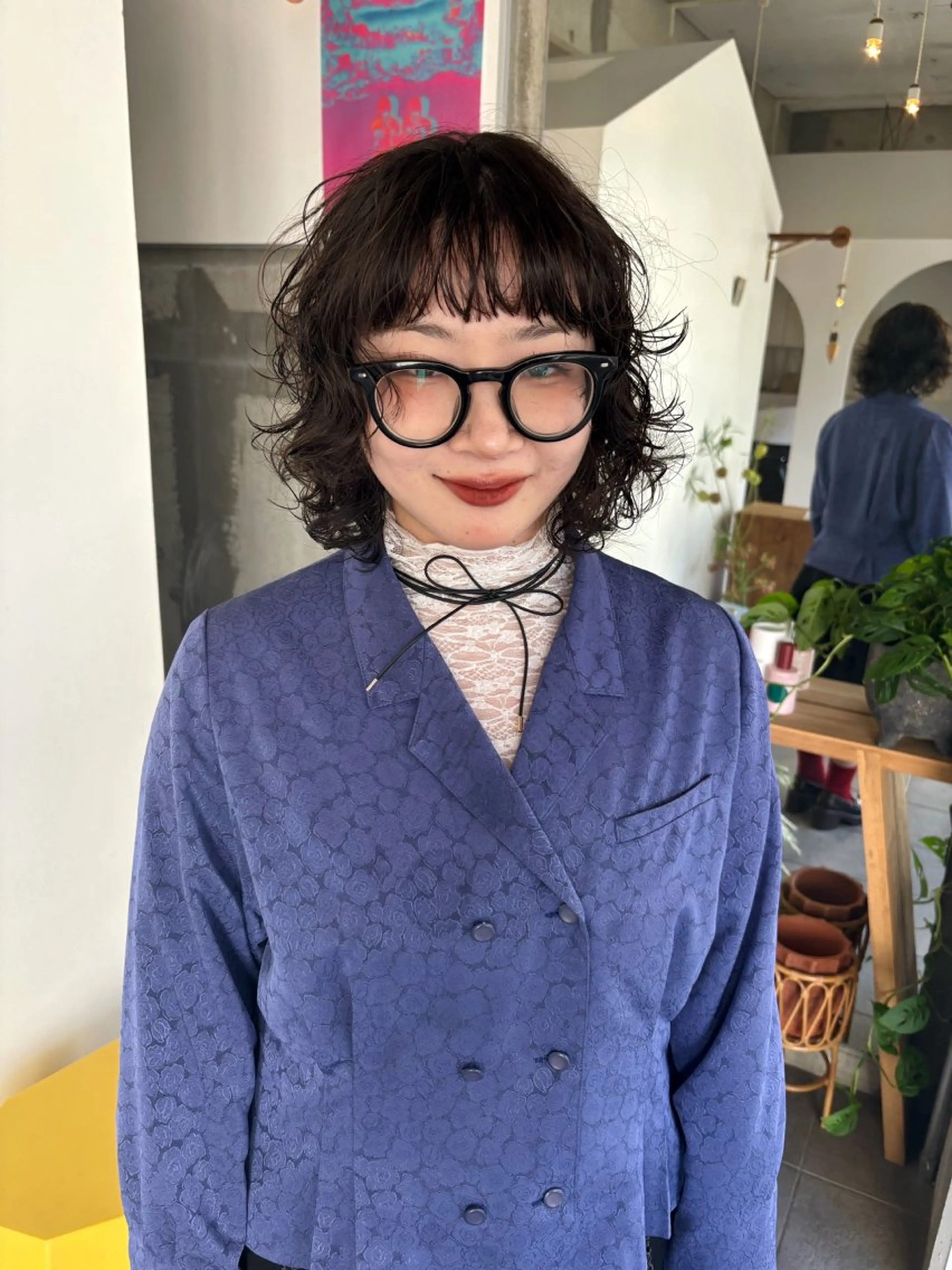 【✨雰囲気チェンジ】カット＋パーマ🌿柔らかい質感のパーマで動きをプラス🍎の写真