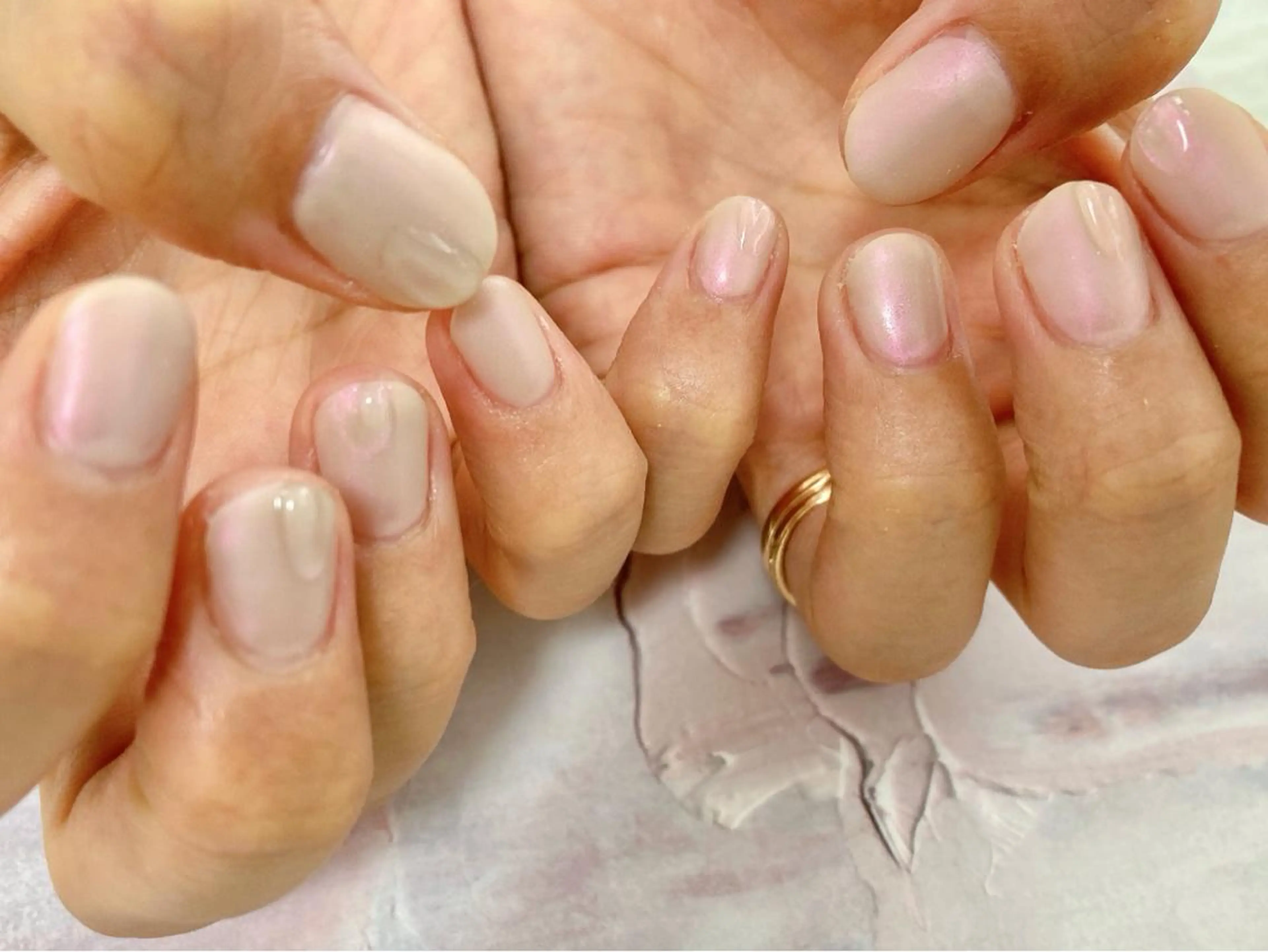 ネイル マットネイル ぷっくりネイル ハンドネイル Mogu nail 二子玉川のネイルデザイン