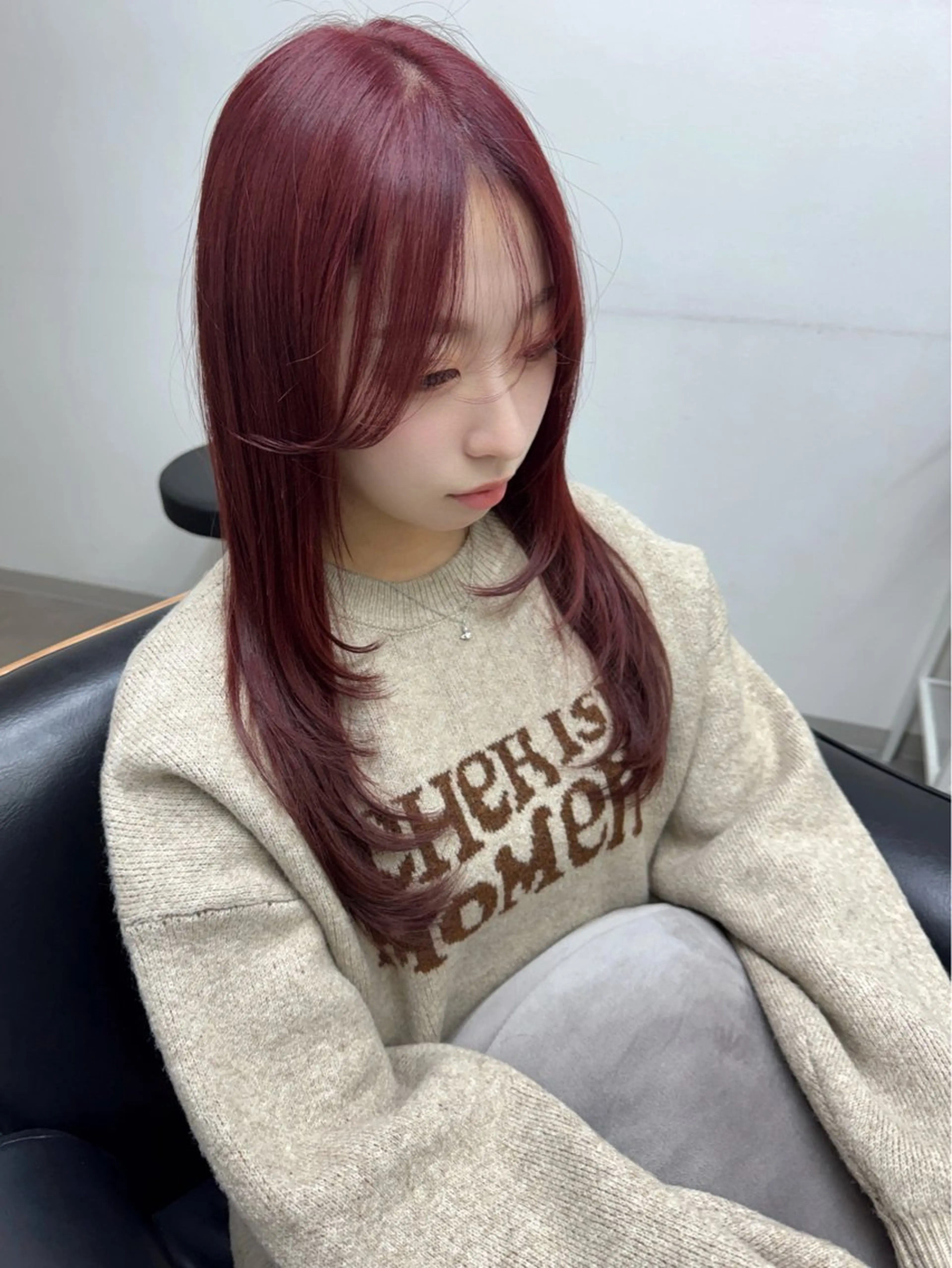 ロング カラー アディクシーカラー イルミナカラー クオルシアカラー 髪質改善 韓国風ヘア カット ヘアカラー トリートメント The Apartment of Solon 船橋 2nd所属・高橋潤⚜️縮毛矯正 /NEO髪質改善のヘアスタイル