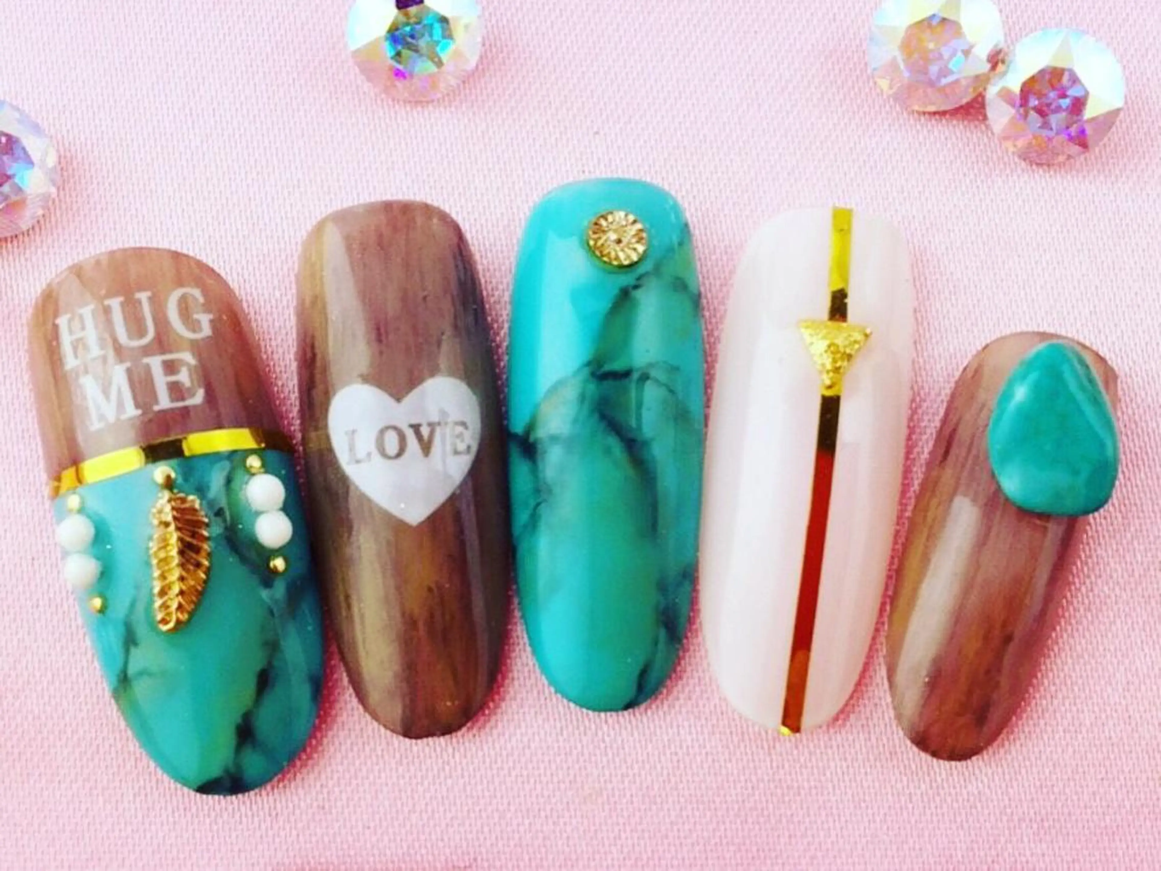 ロング カラー ネイル NAILSGOGO shibuyaのネイルデザイン