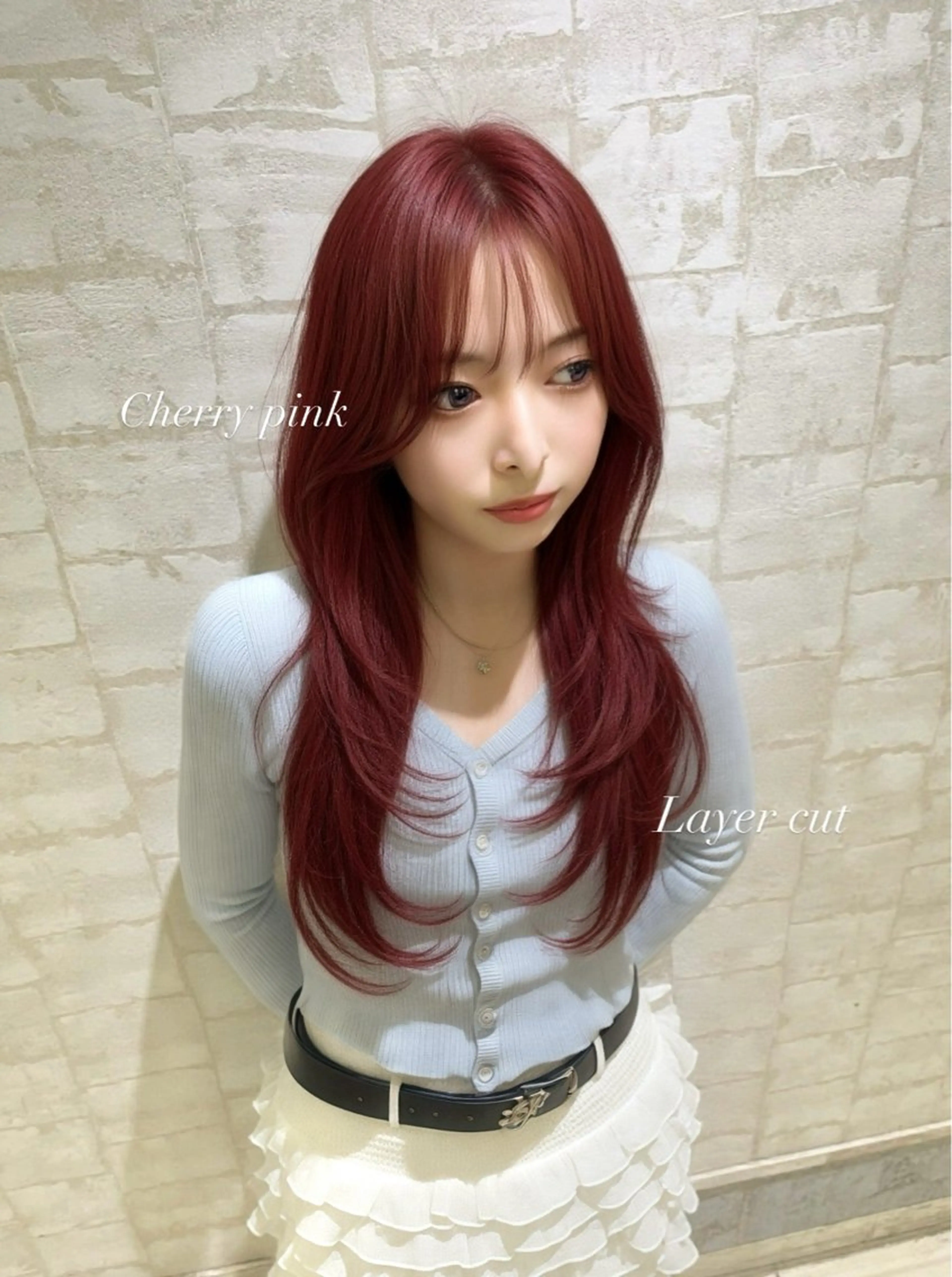 ロング カラー カット ヘアカラー 韓国レイヤー/カラー 🐈‍⬛💗miyuのヘアスタイル