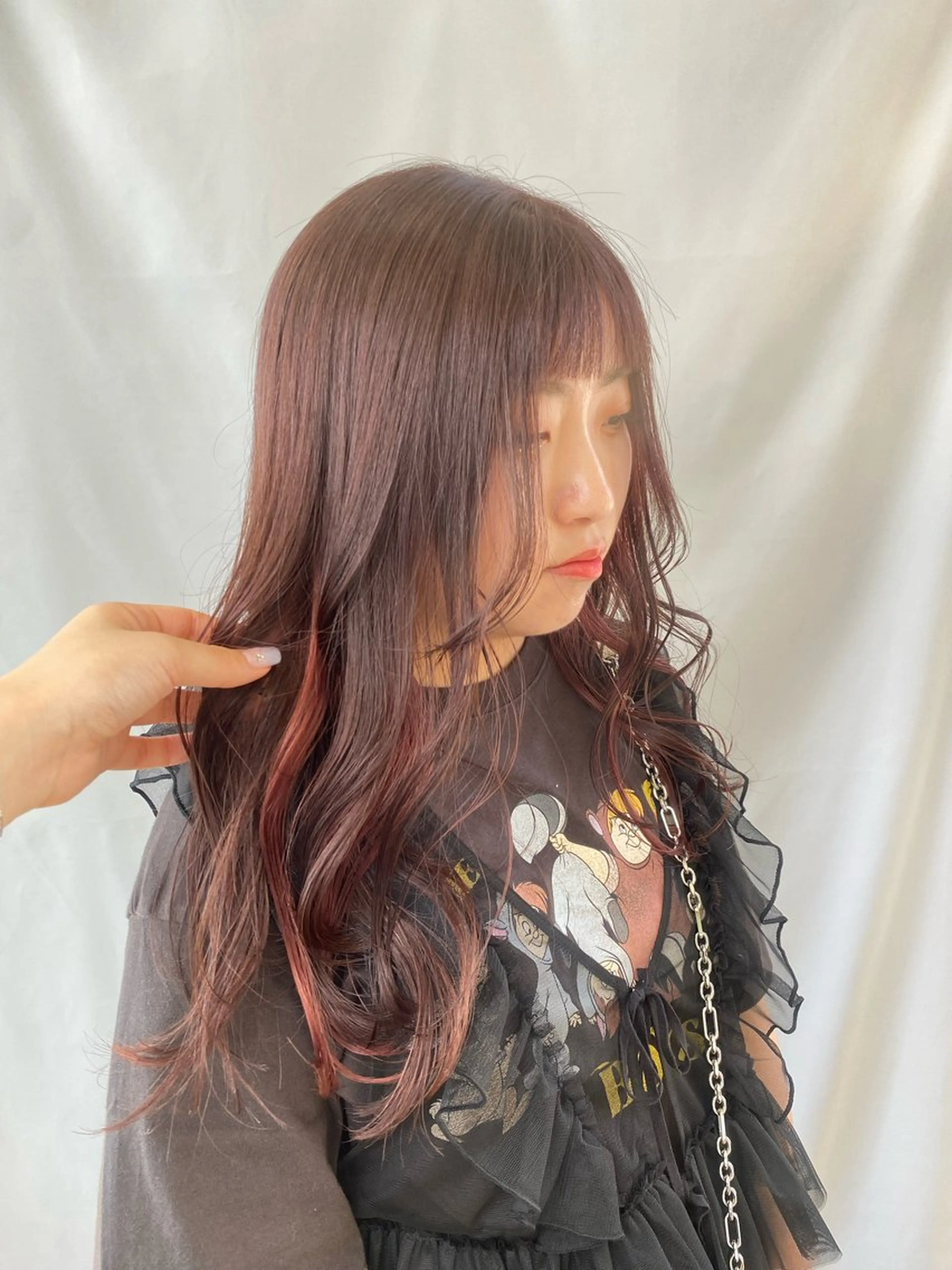 👩🏼♥️カット+ポイントWカラー※ロング料金ありの写真