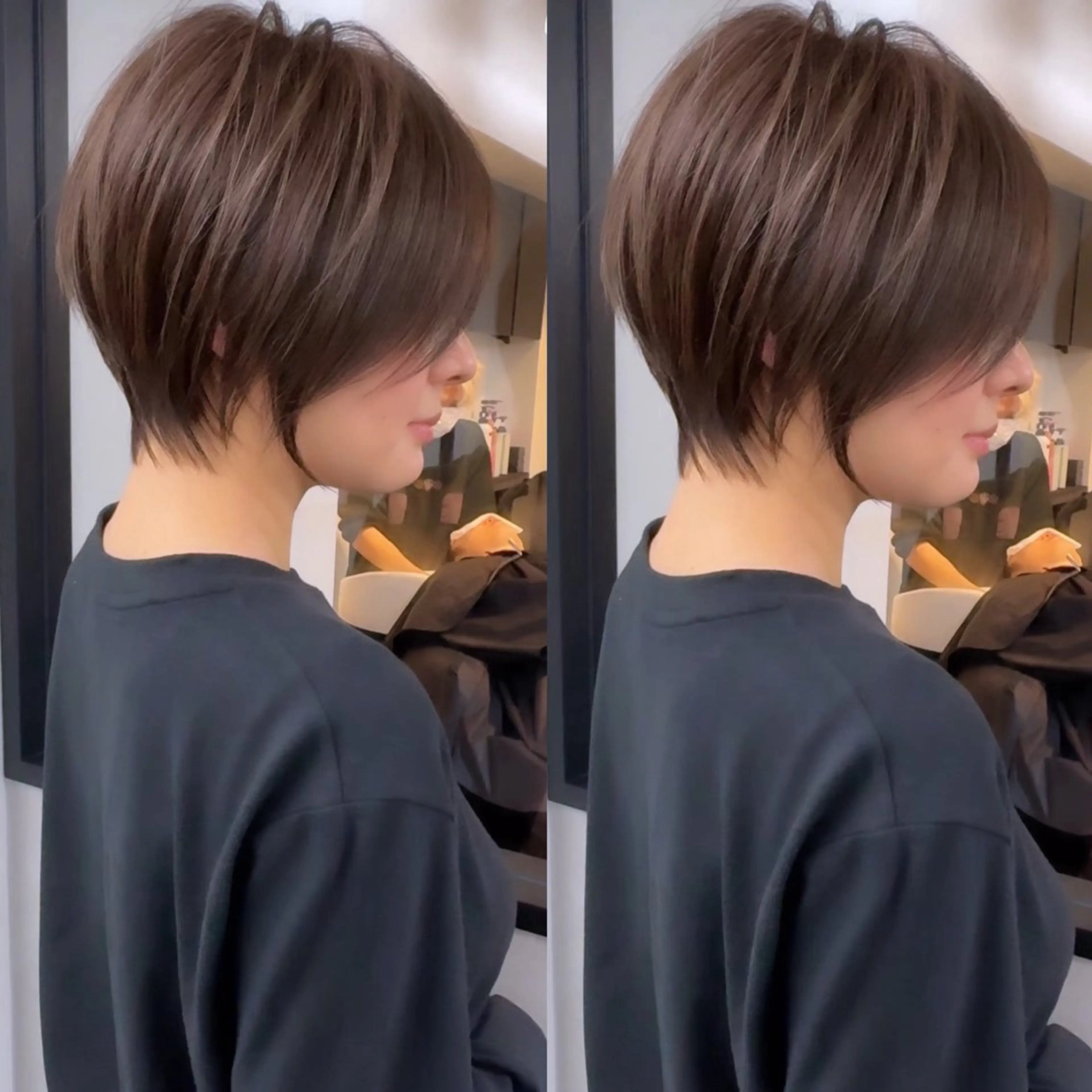 ショート カラー Laff新宿所属・縮毛矯正/ボブ 新宿/ショート/航輝のヘアスタイル
